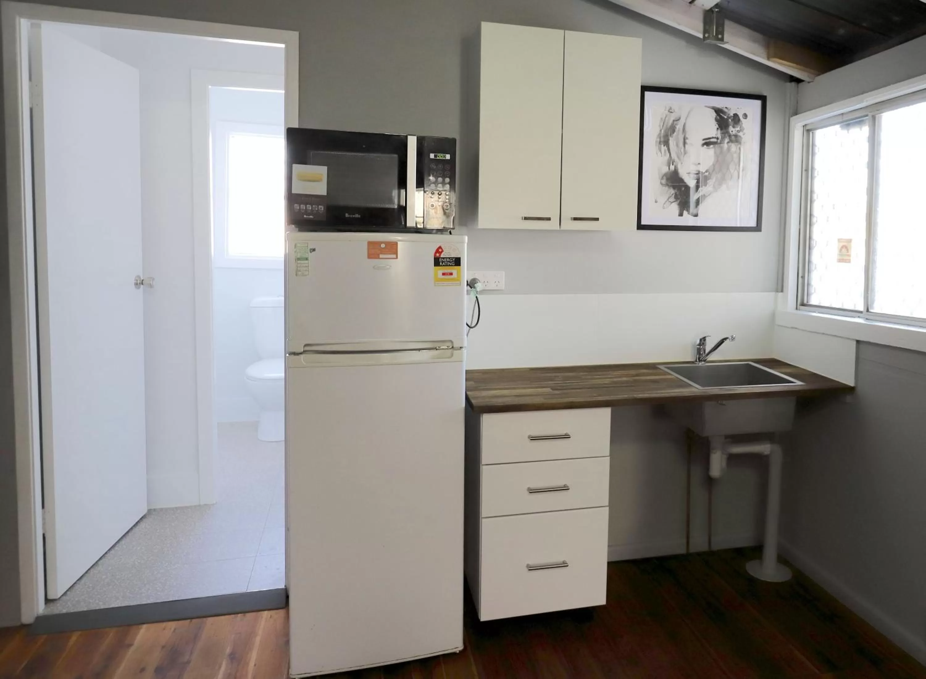 Communal kitchen in Great Northern Hotel