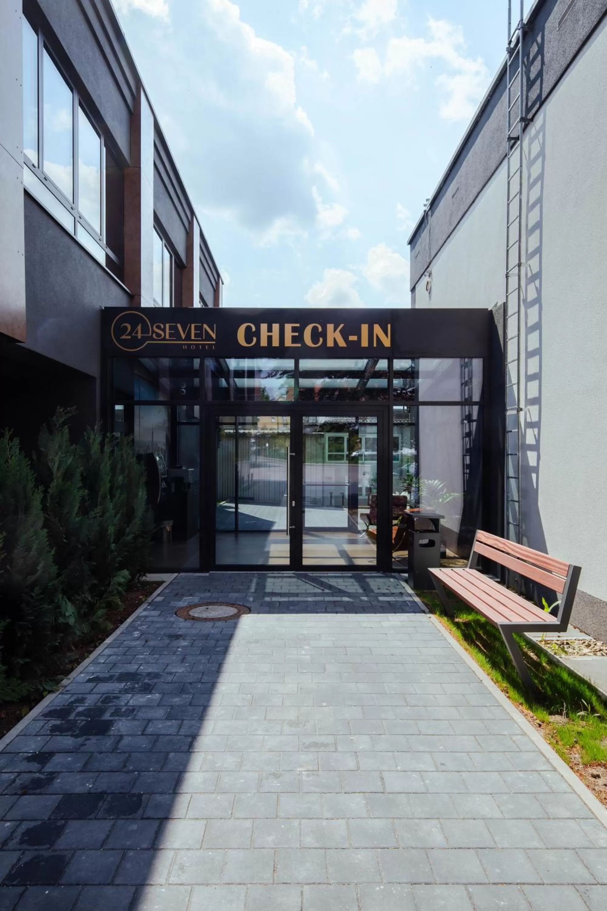 Property building in 24Seven Hotel Schwabach