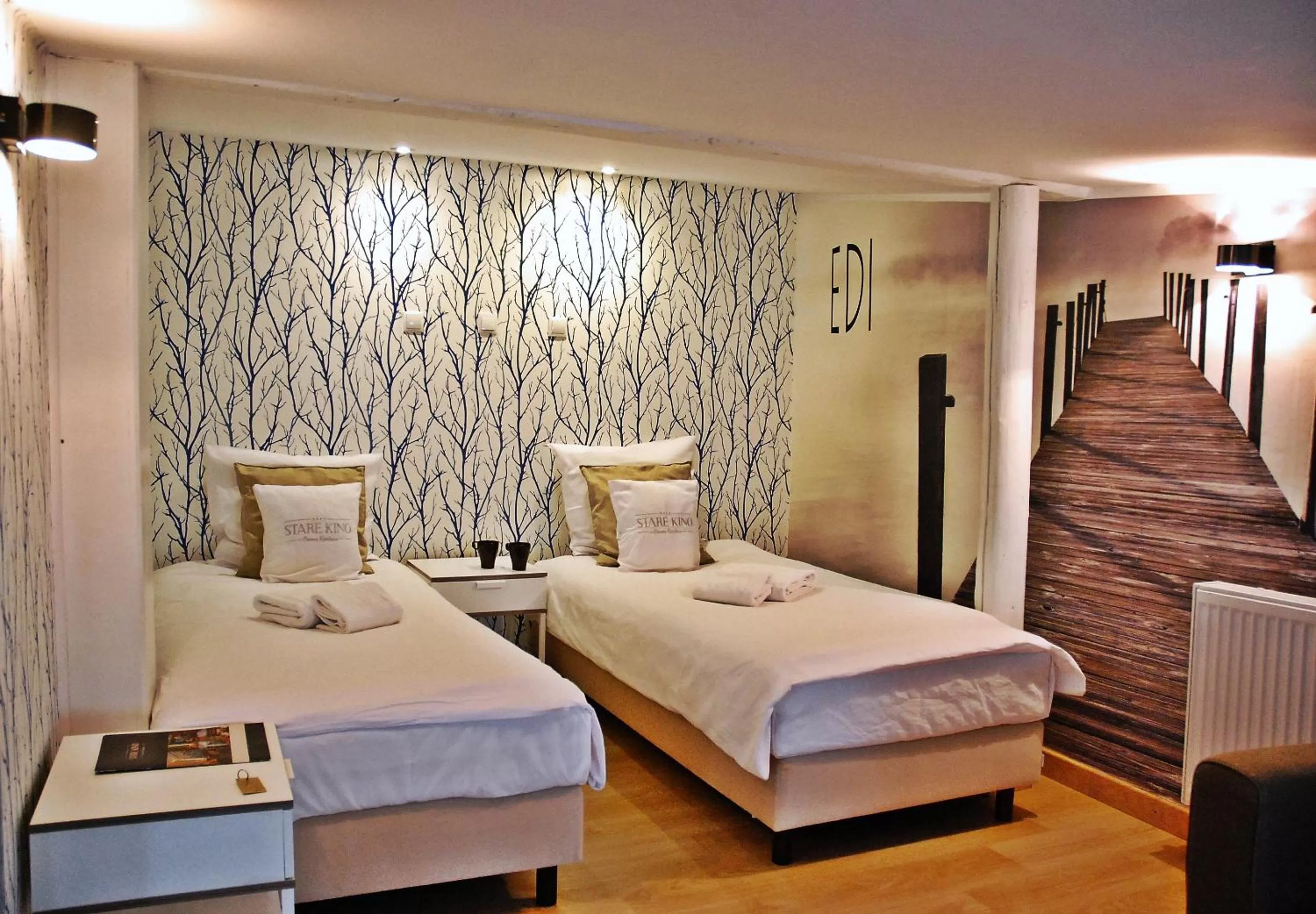 Photo of the whole room, Bed in Stare Kino Cinema Residence