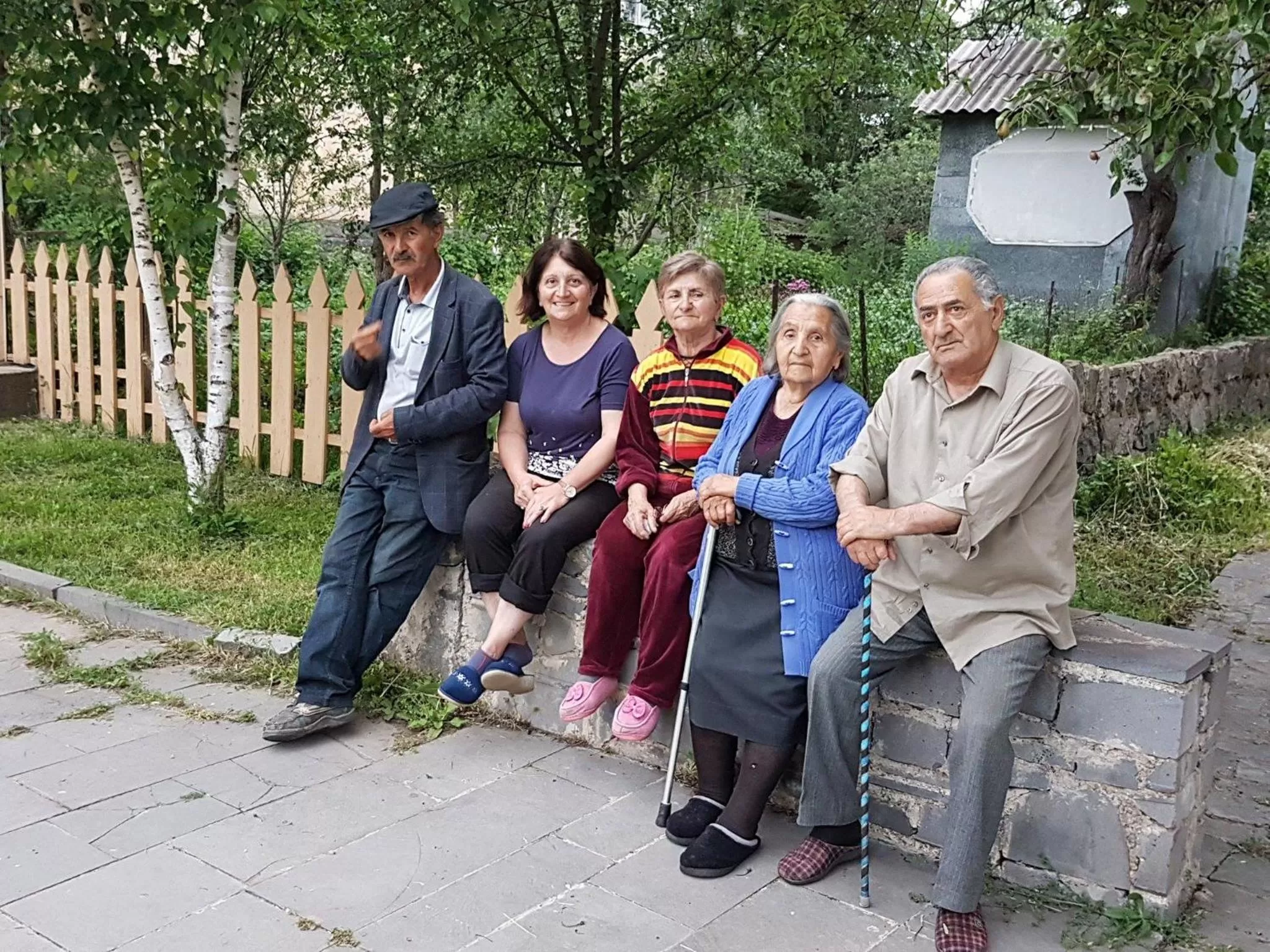 Family in Ruzanna's Bed & Breakfast