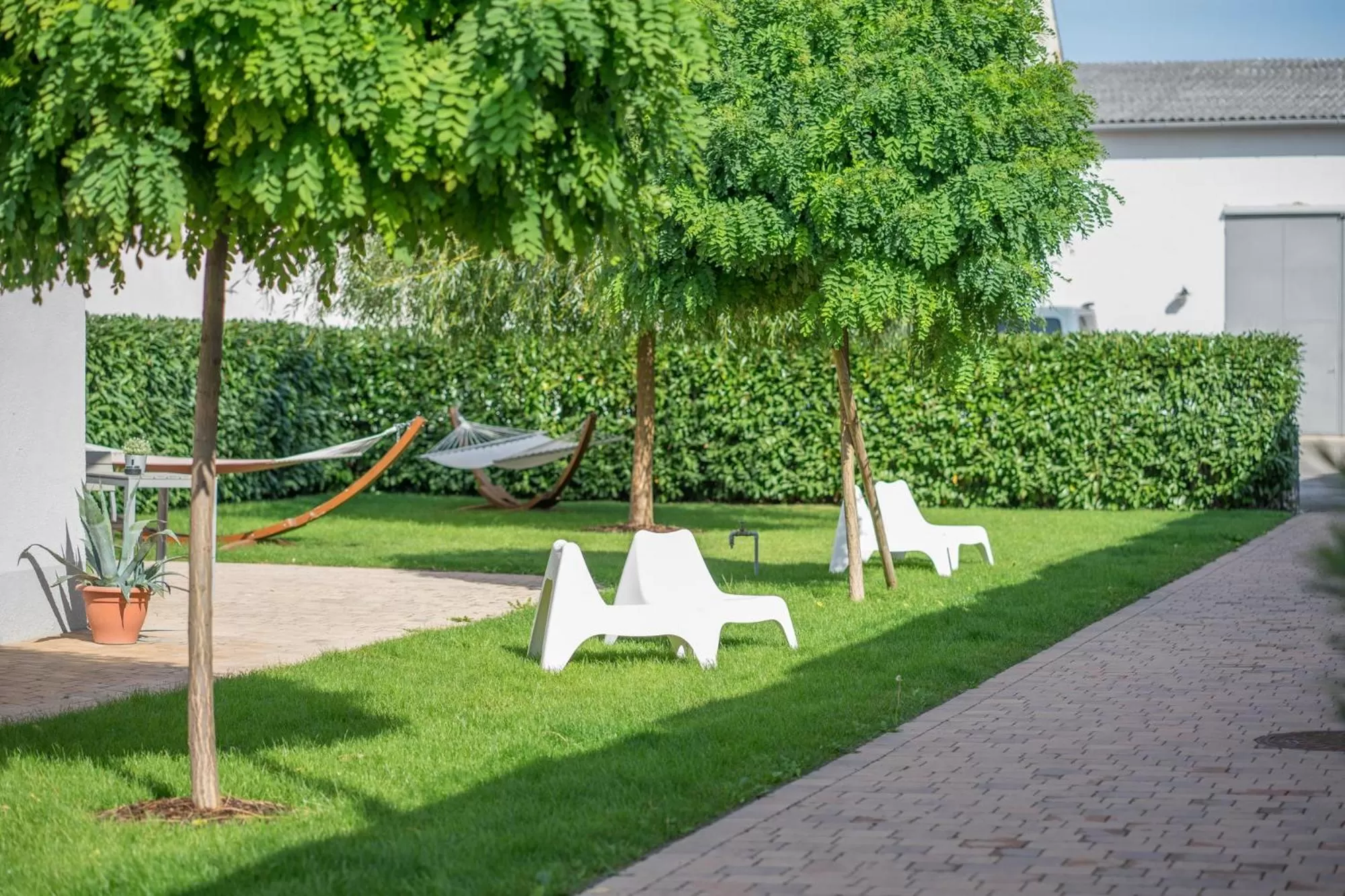 Garden in motel22 Parkplatz inklusive