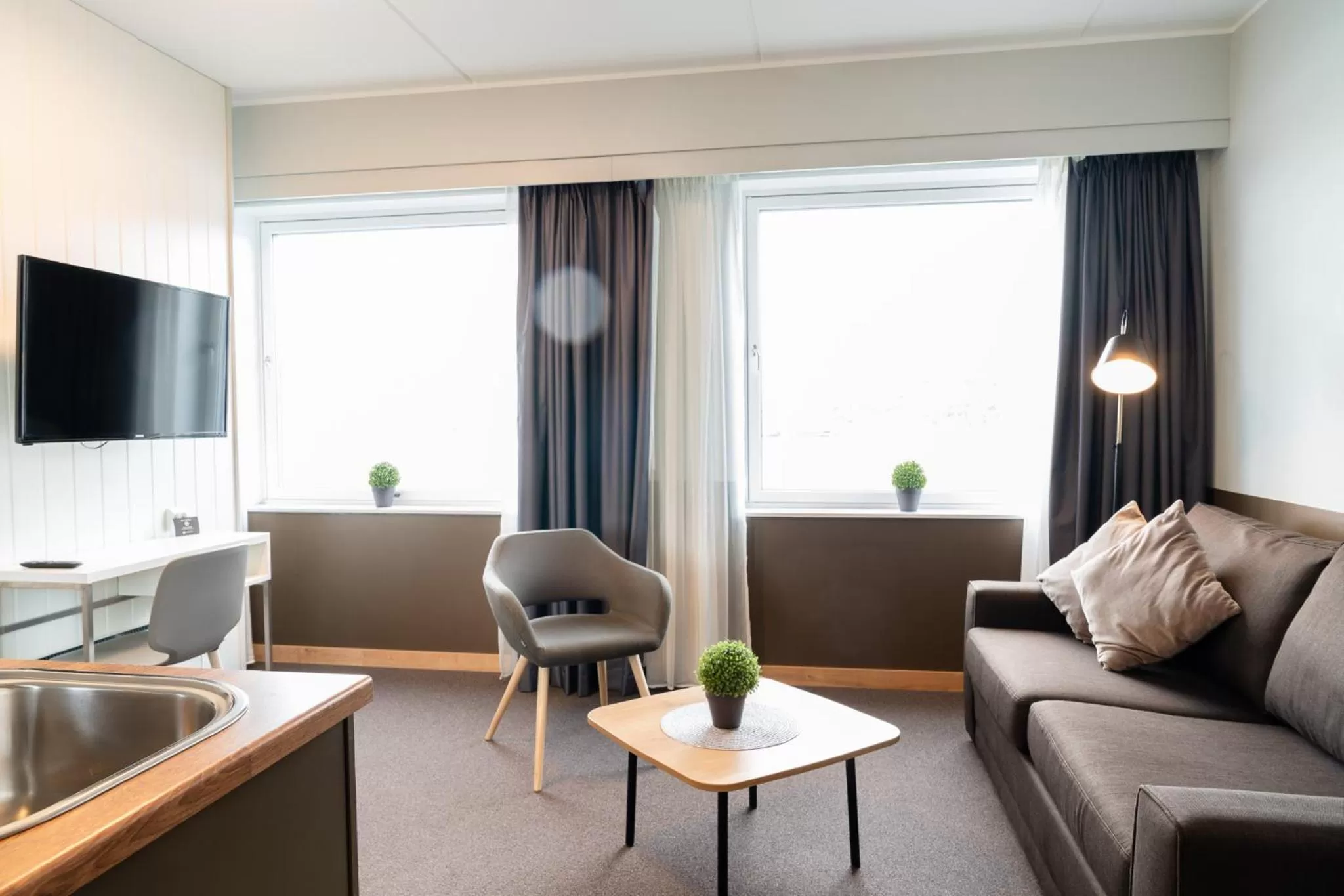 Living room in Smarthotel Hammerfest