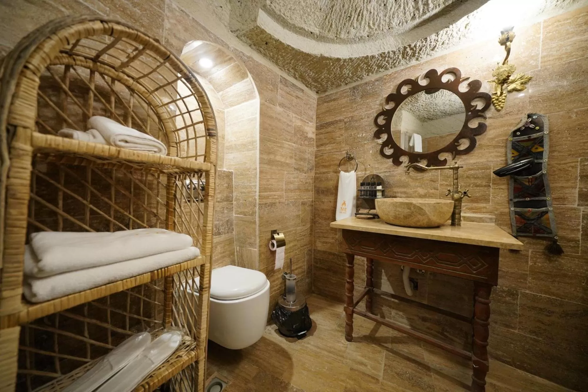 Shower in Cappadocia Nar Cave House & Swimming Pool