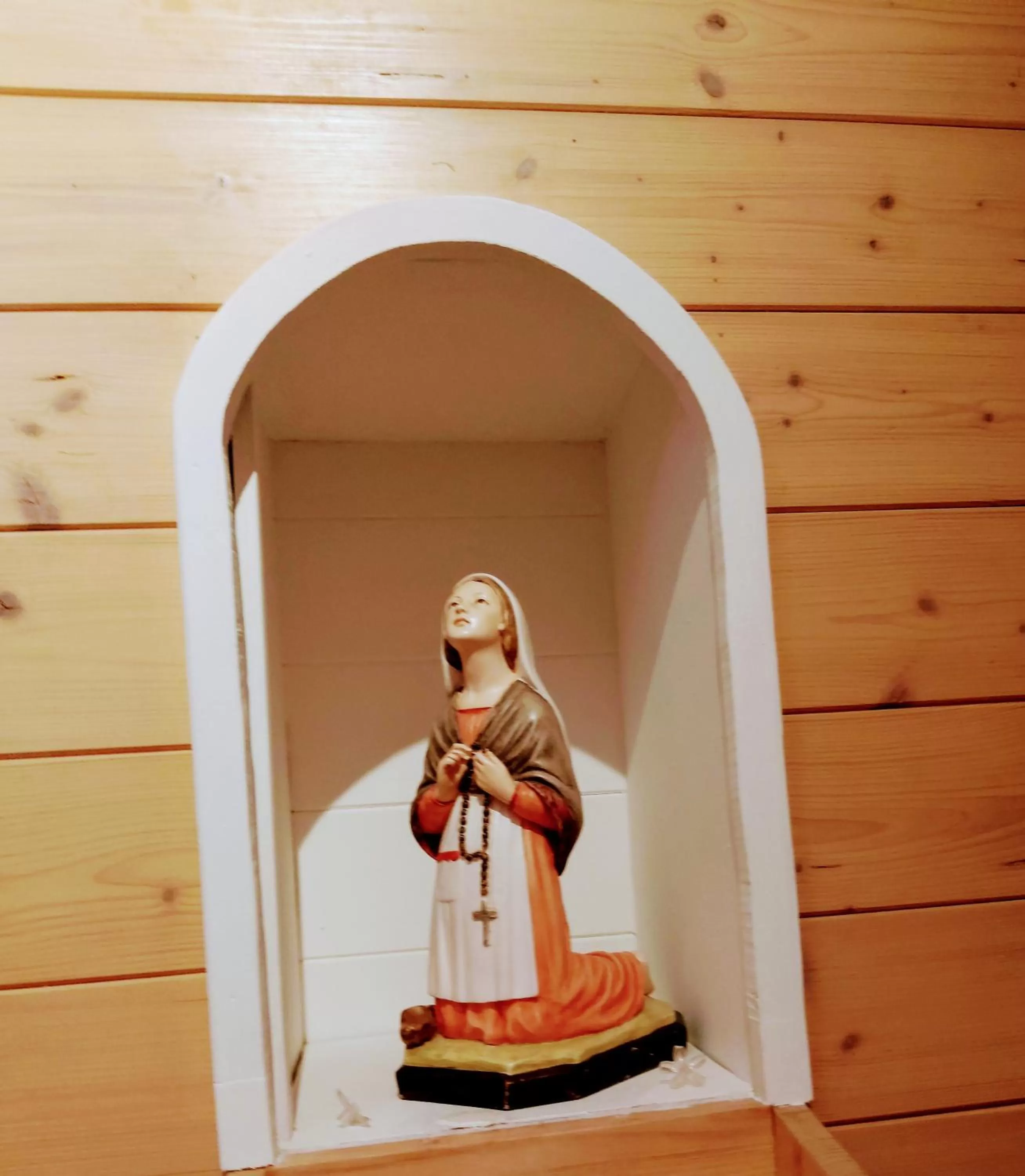 Decorative detail in la Résidence Berceau de Bernadette - Bernadette's cradle - Near Bernadette'House