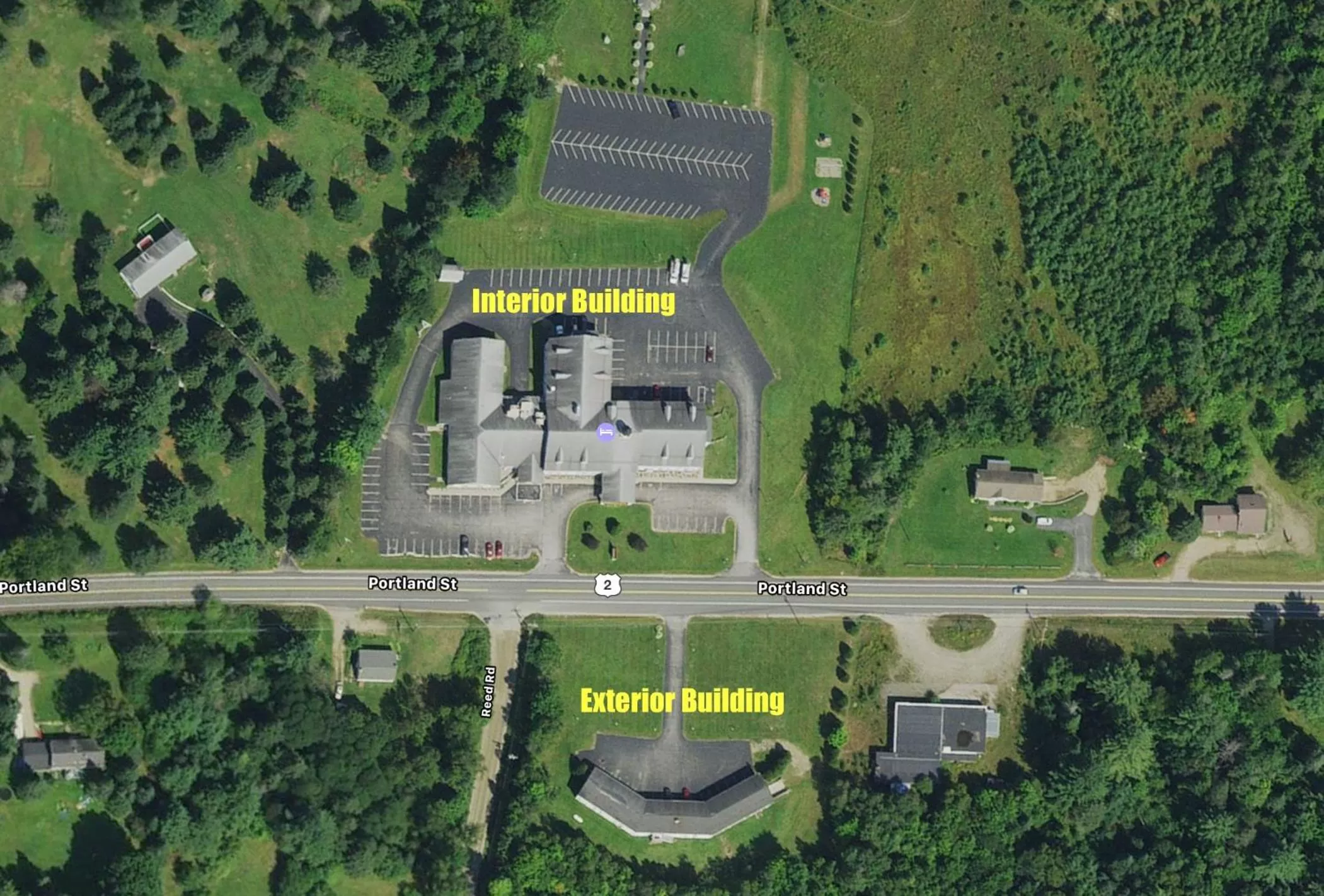 Bird's eye view in Cabot Inn & Suites