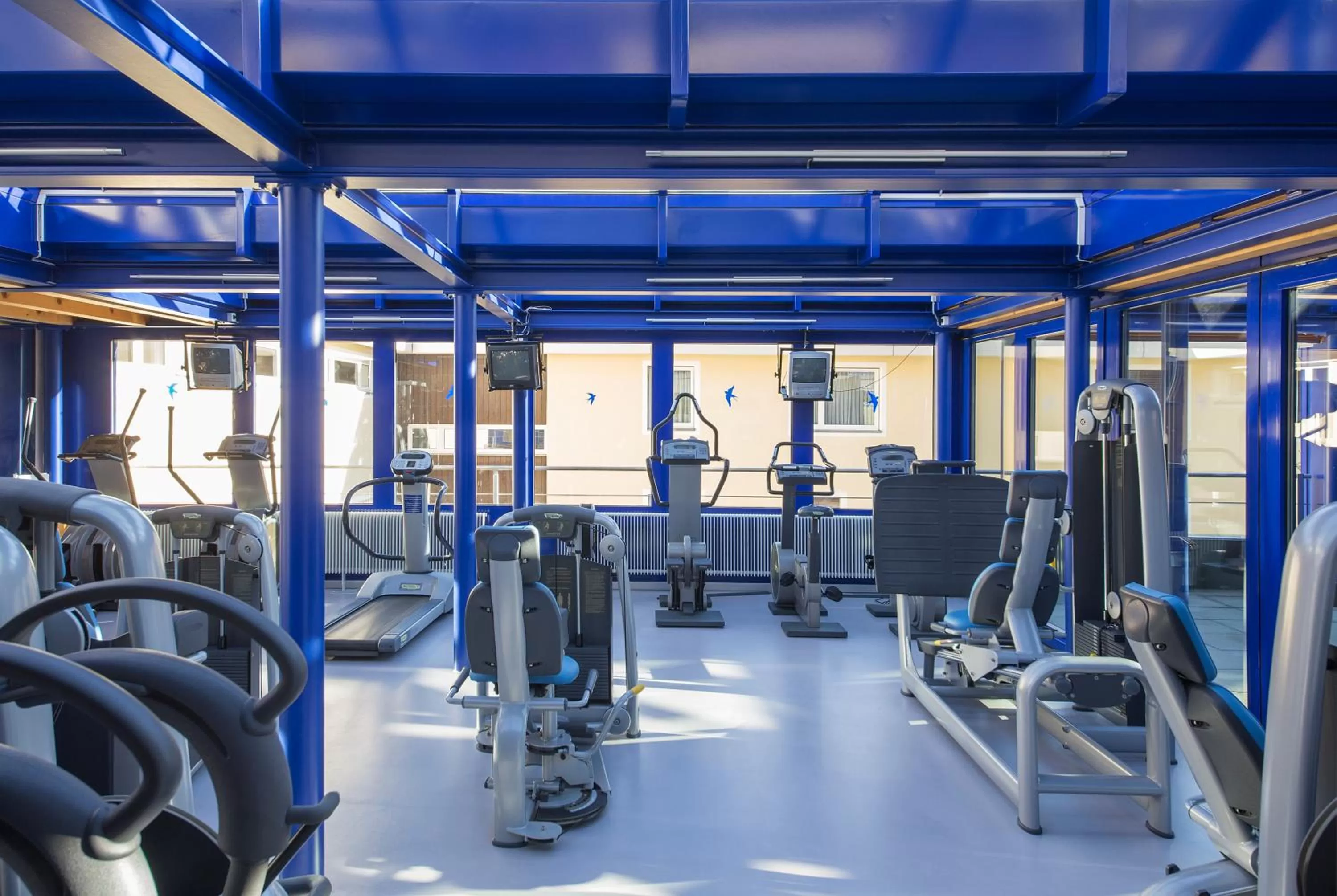 Fitness centre/facilities in Hotel Europa Suites St Moritz