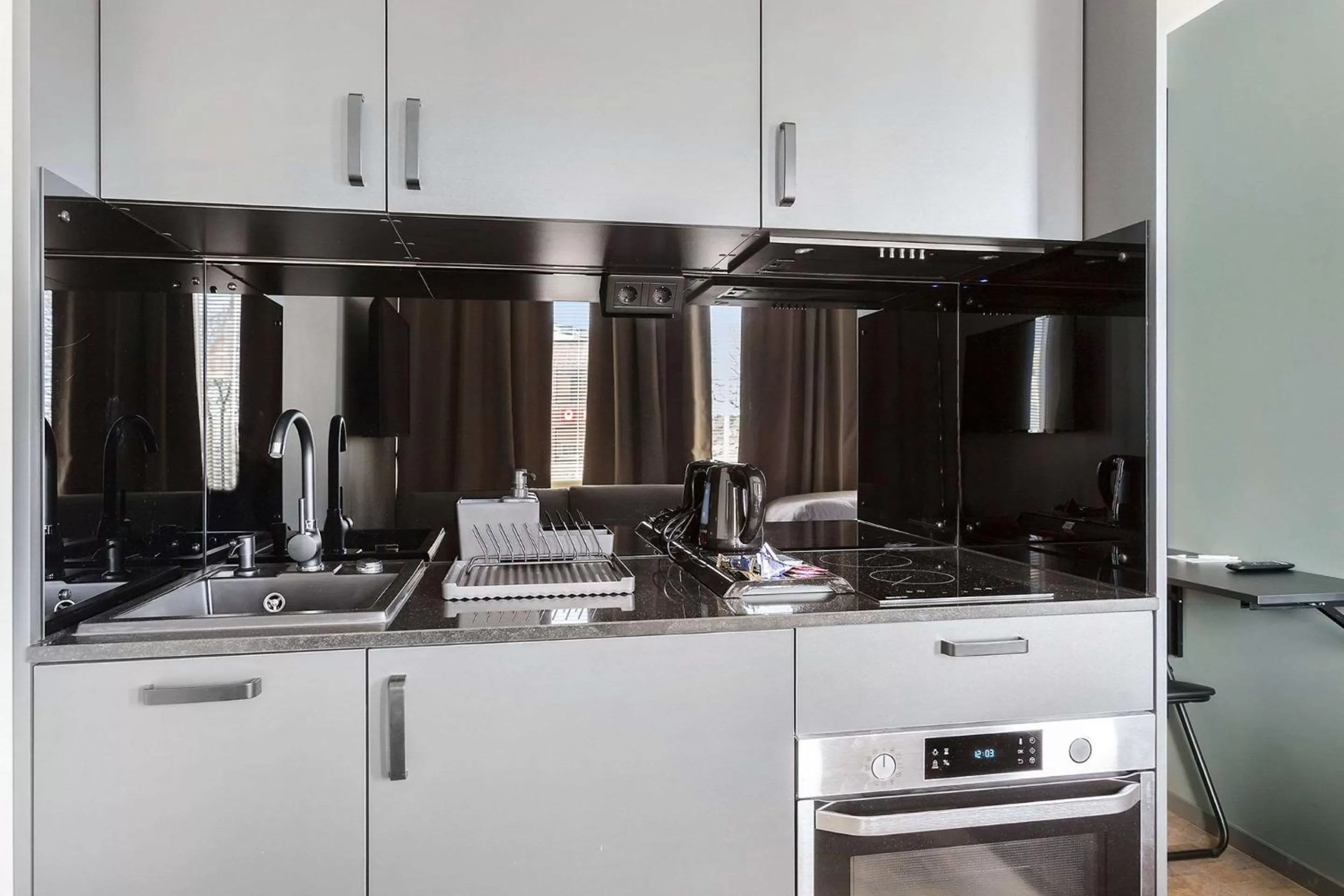 Kitchen or kitchenette in Sure Hotel Studio by Best Western Bromma