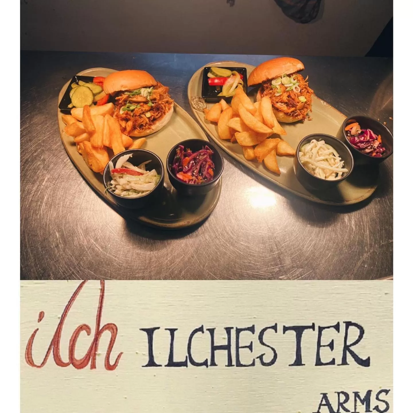 Food close-up in The Ilchester Arms Hotel, Ilchester Somerset