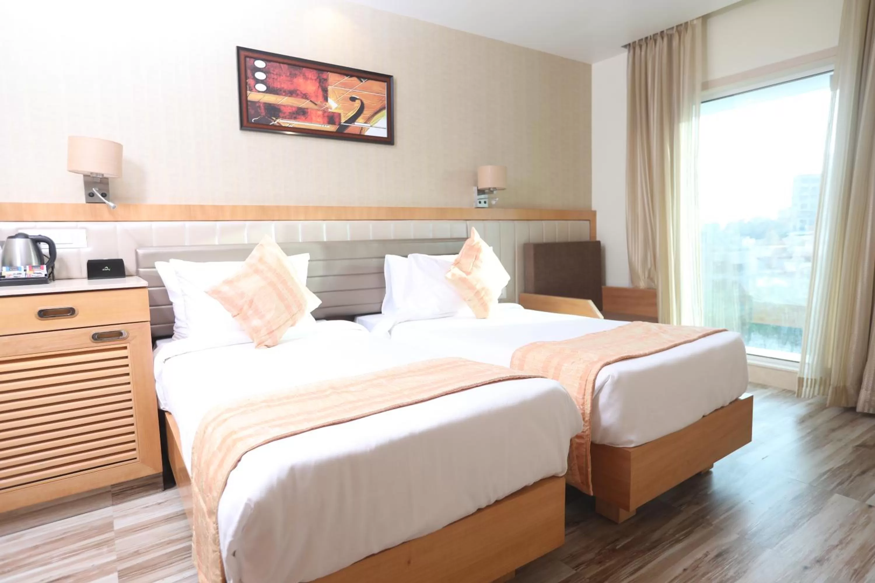 Bed in Hotel Cliffton