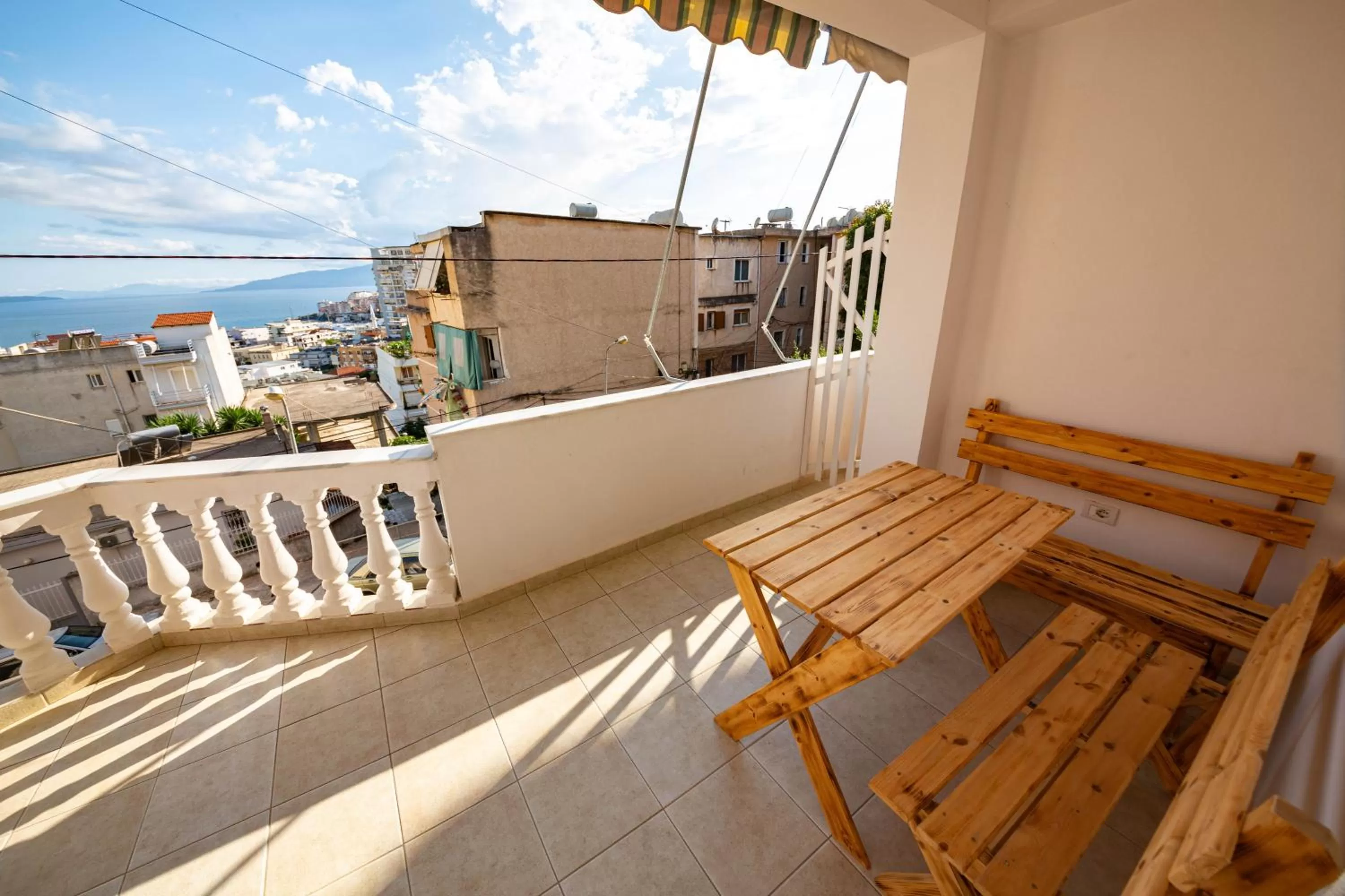 Balcony/Terrace in Ideal ApartHotel Saranda