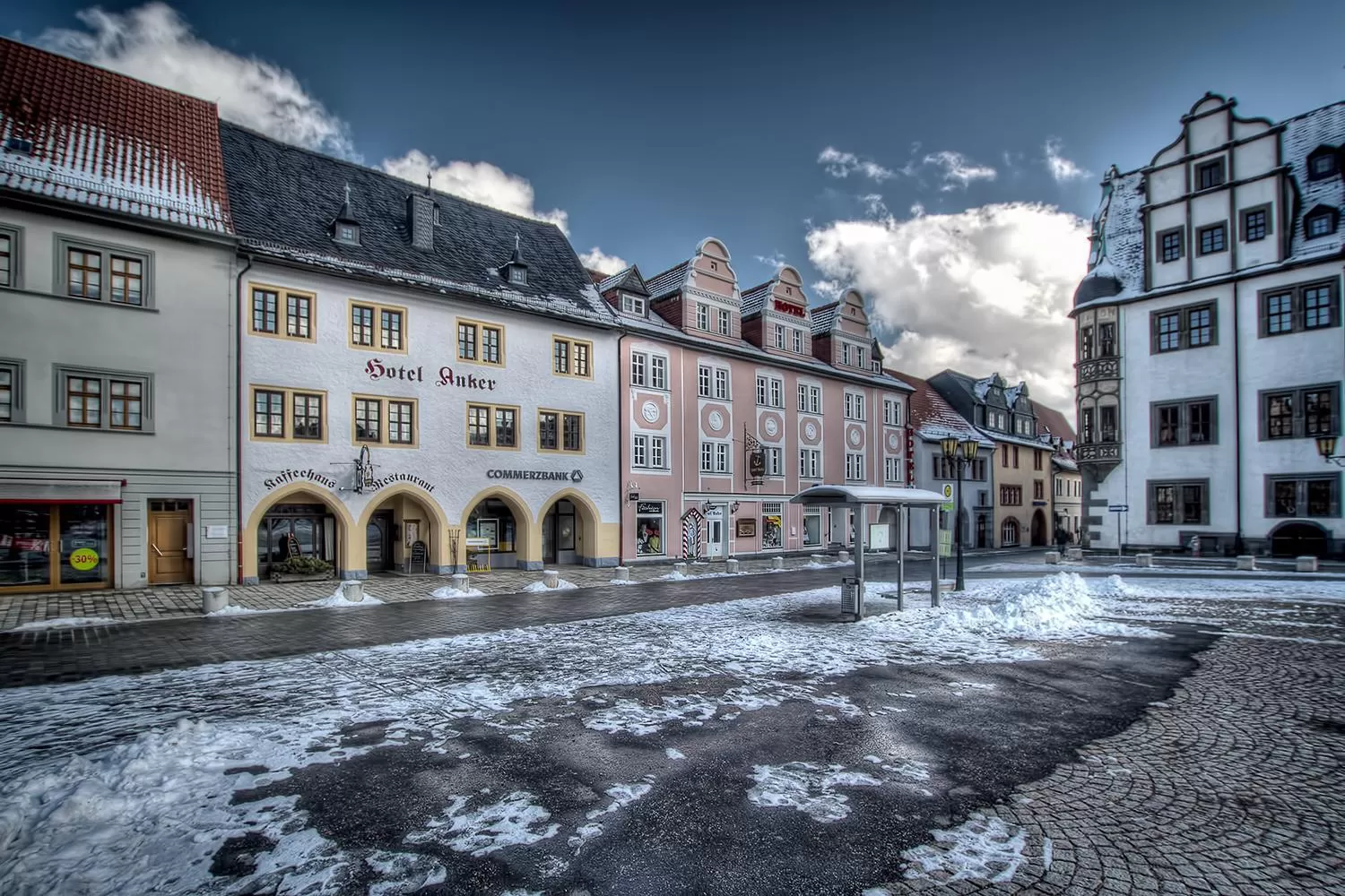 Facade/entrance in Hotel Anker