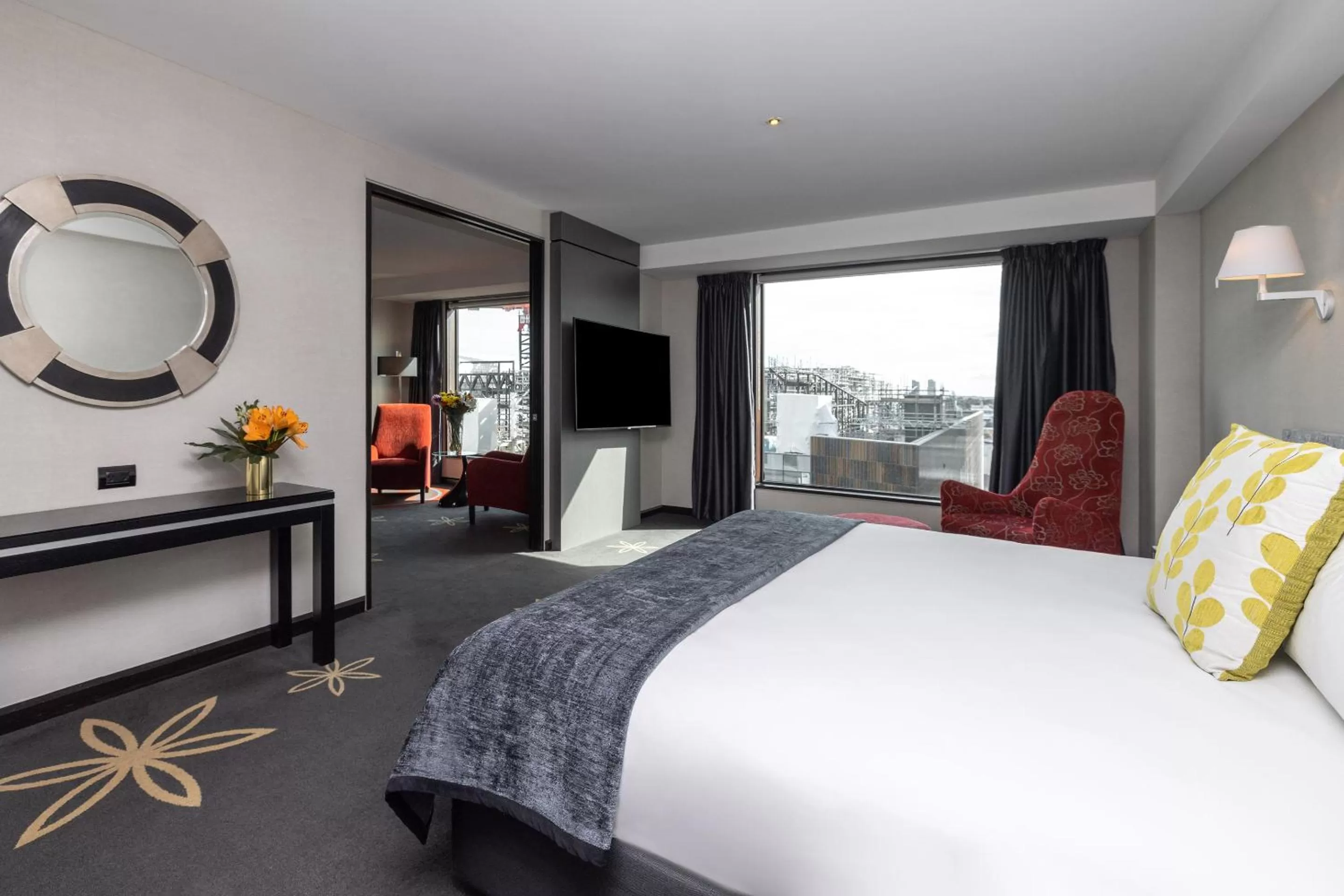 Bedroom, Bed in SkyCity Hotel Auckland