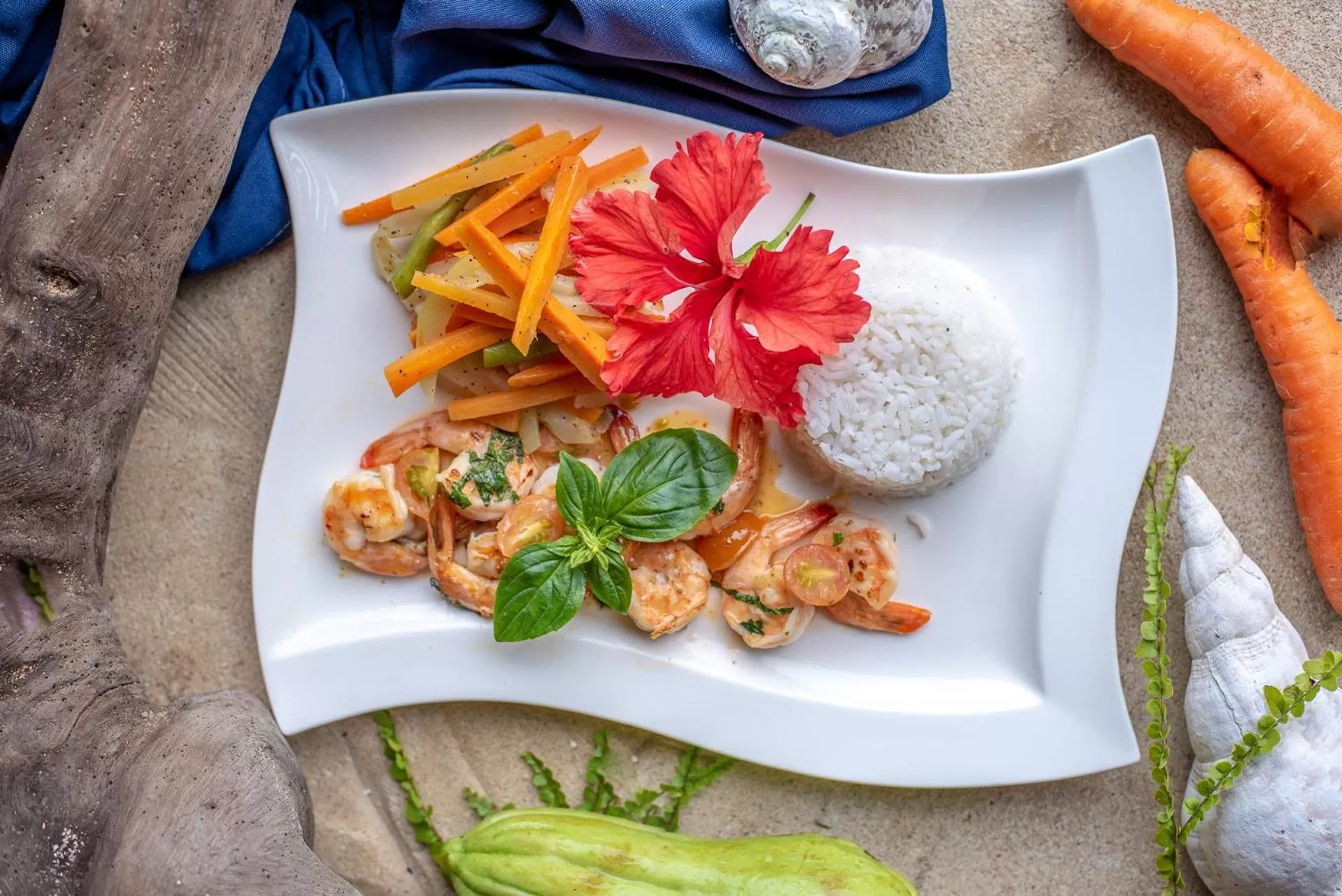 Food and drinks in Oasis Bluff Beach