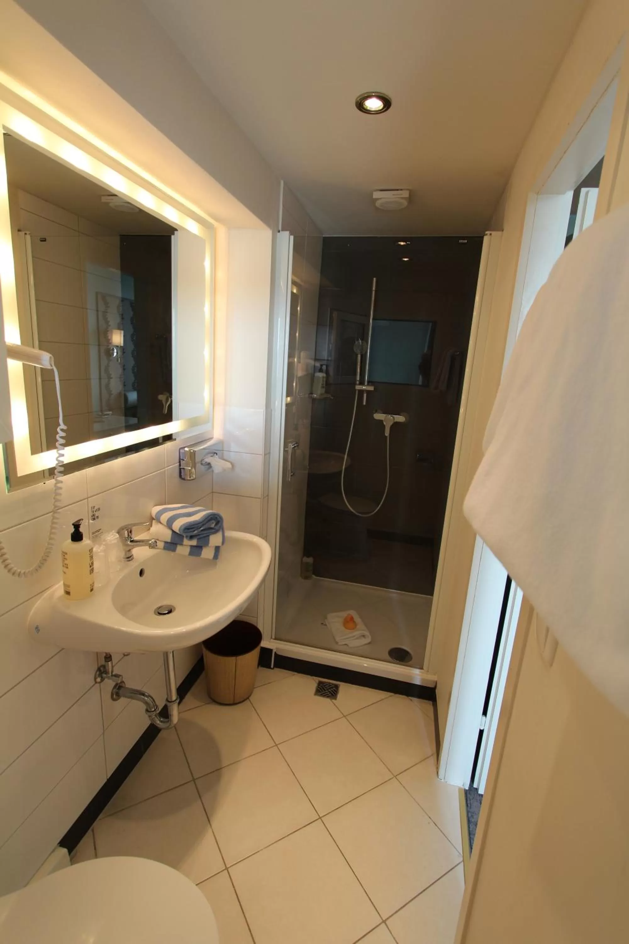 Shower in Historik Hotel Goldener Hirsch Rothenburg