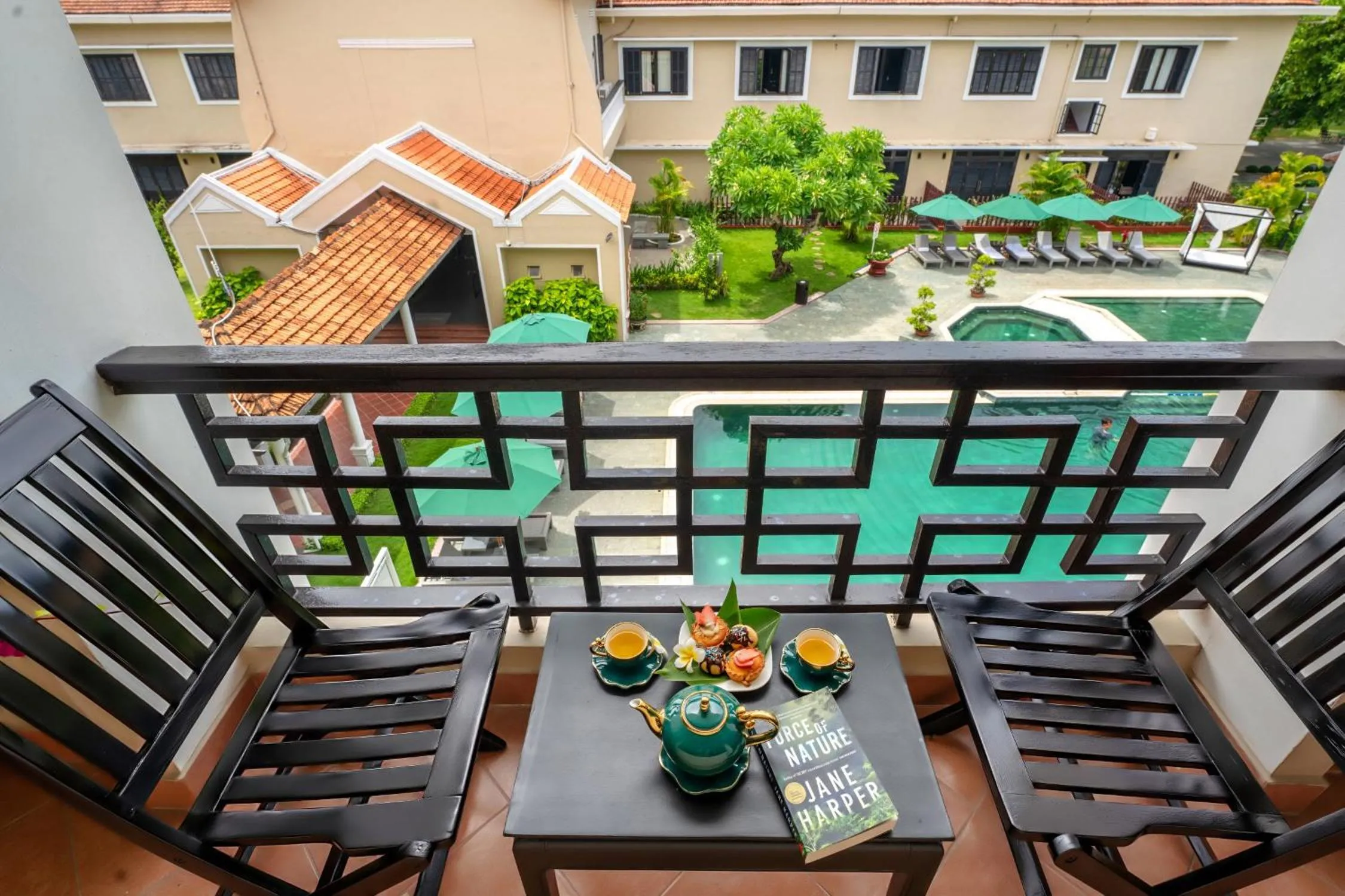 Pool view in HOI AN HISTORIC HOTEL