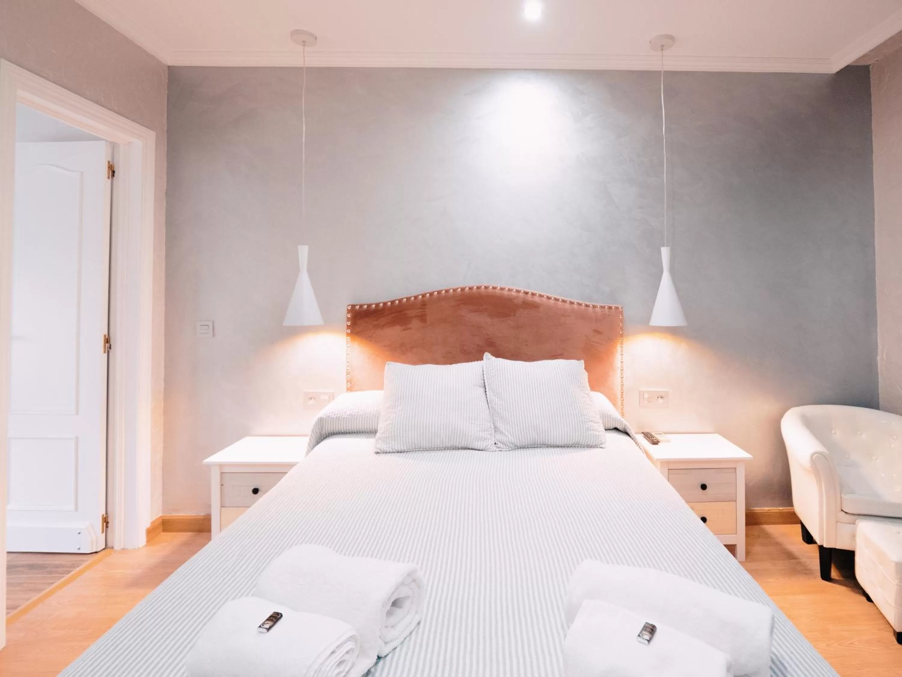 Bed in Hotel Los Toreros