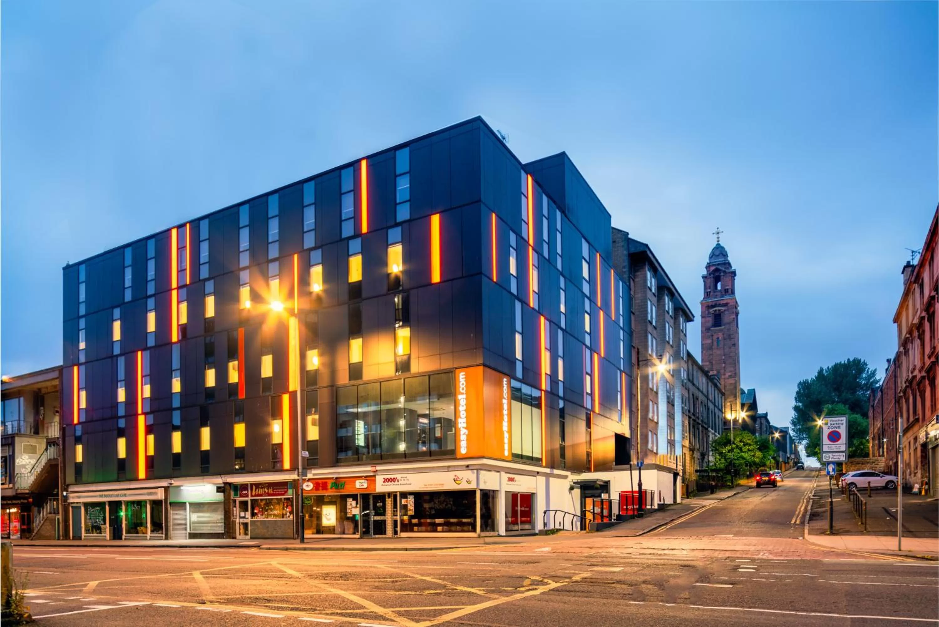 Property building in easyHotel Glasgow City