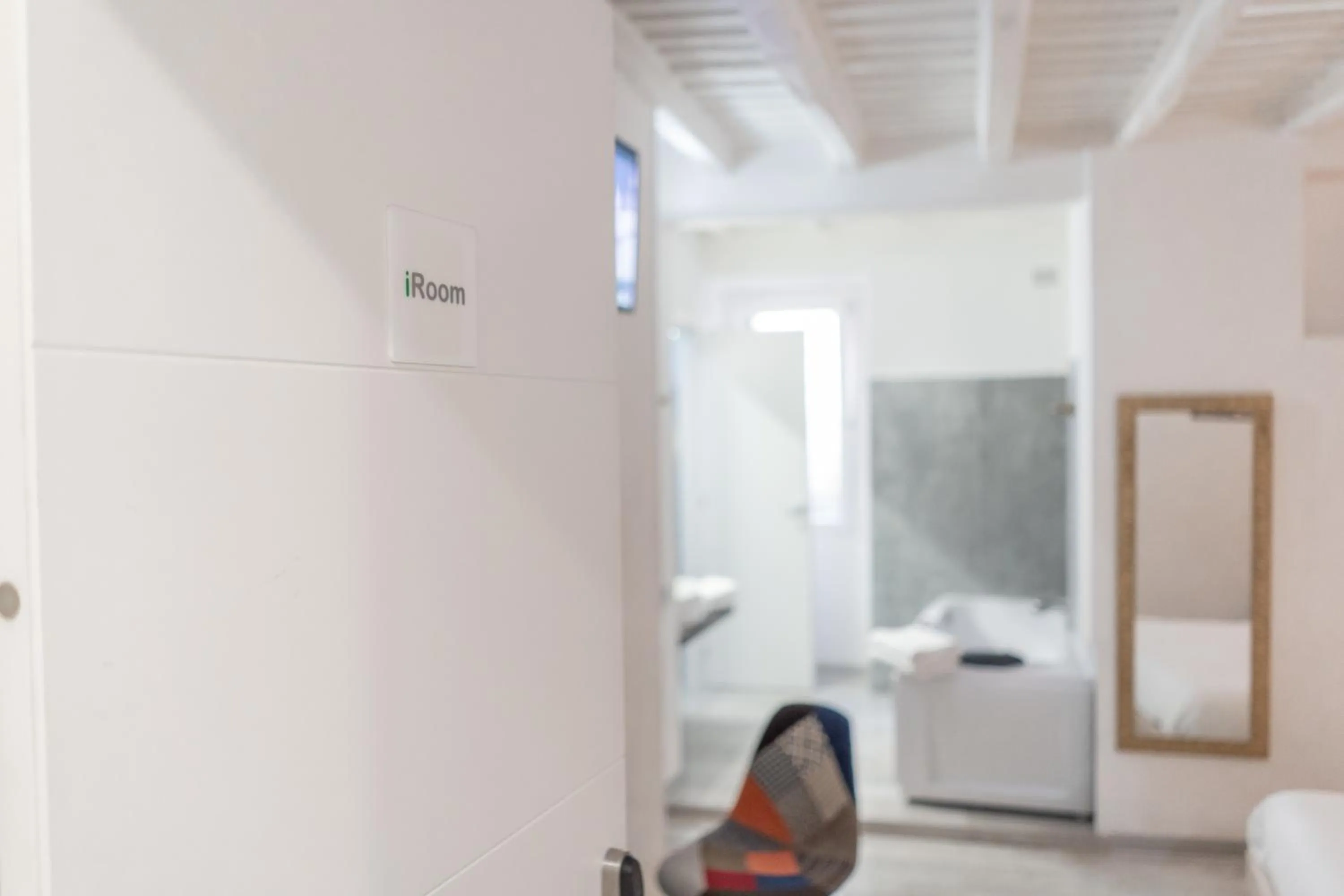 View (from property/room), Bed in iRooms - Spanish Steps