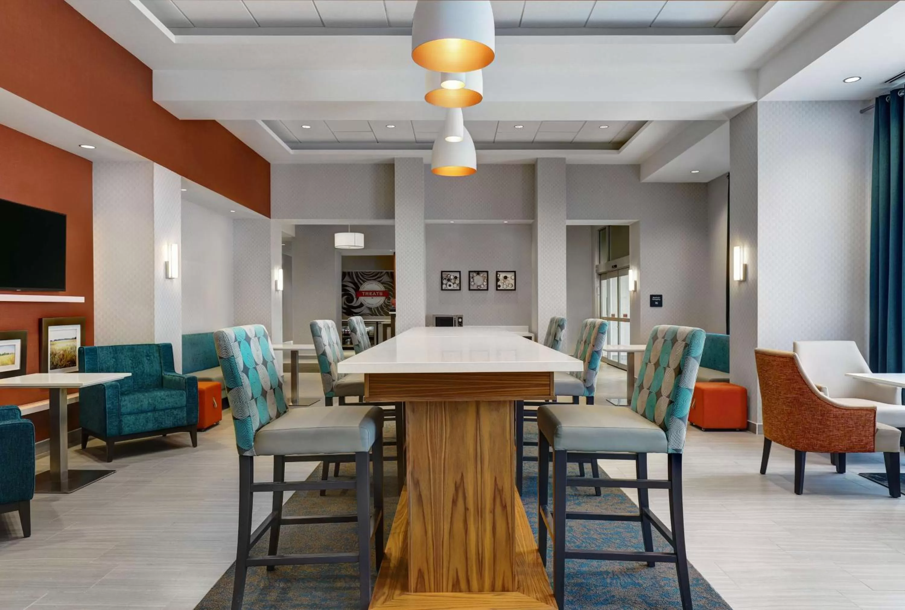 Lobby or reception in Hampton Inn & Suites Belleville