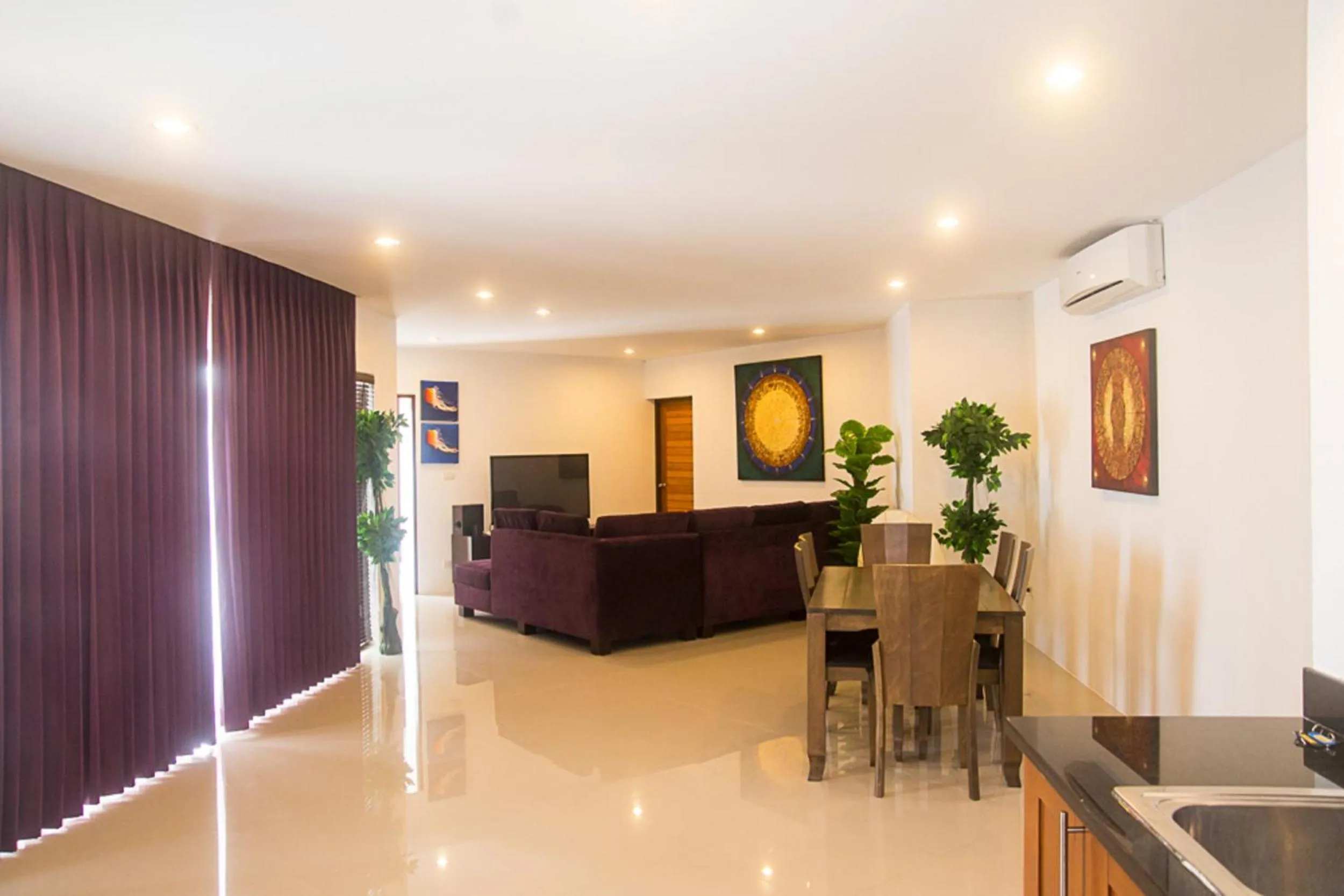 Living room in Tropical Sea View Residence