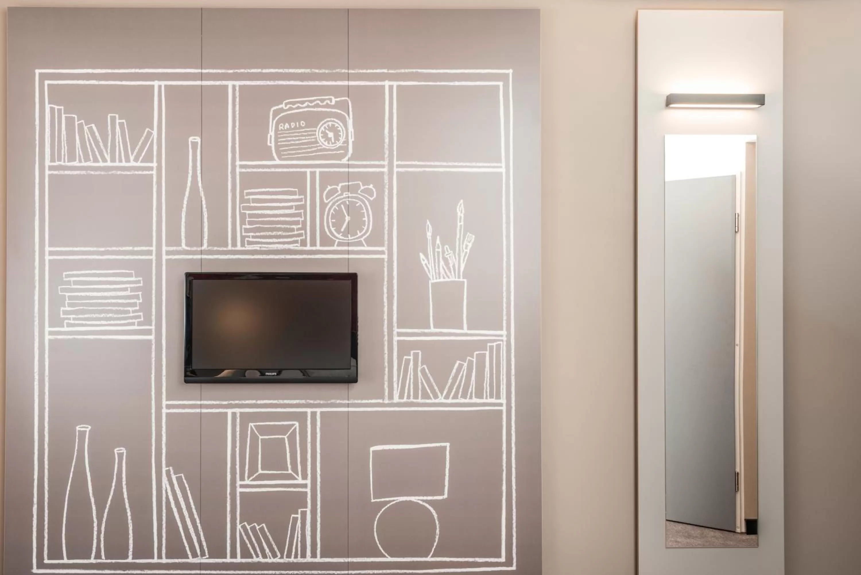 Decorative detail in Ibis Aéroport Bâle Mulhouse