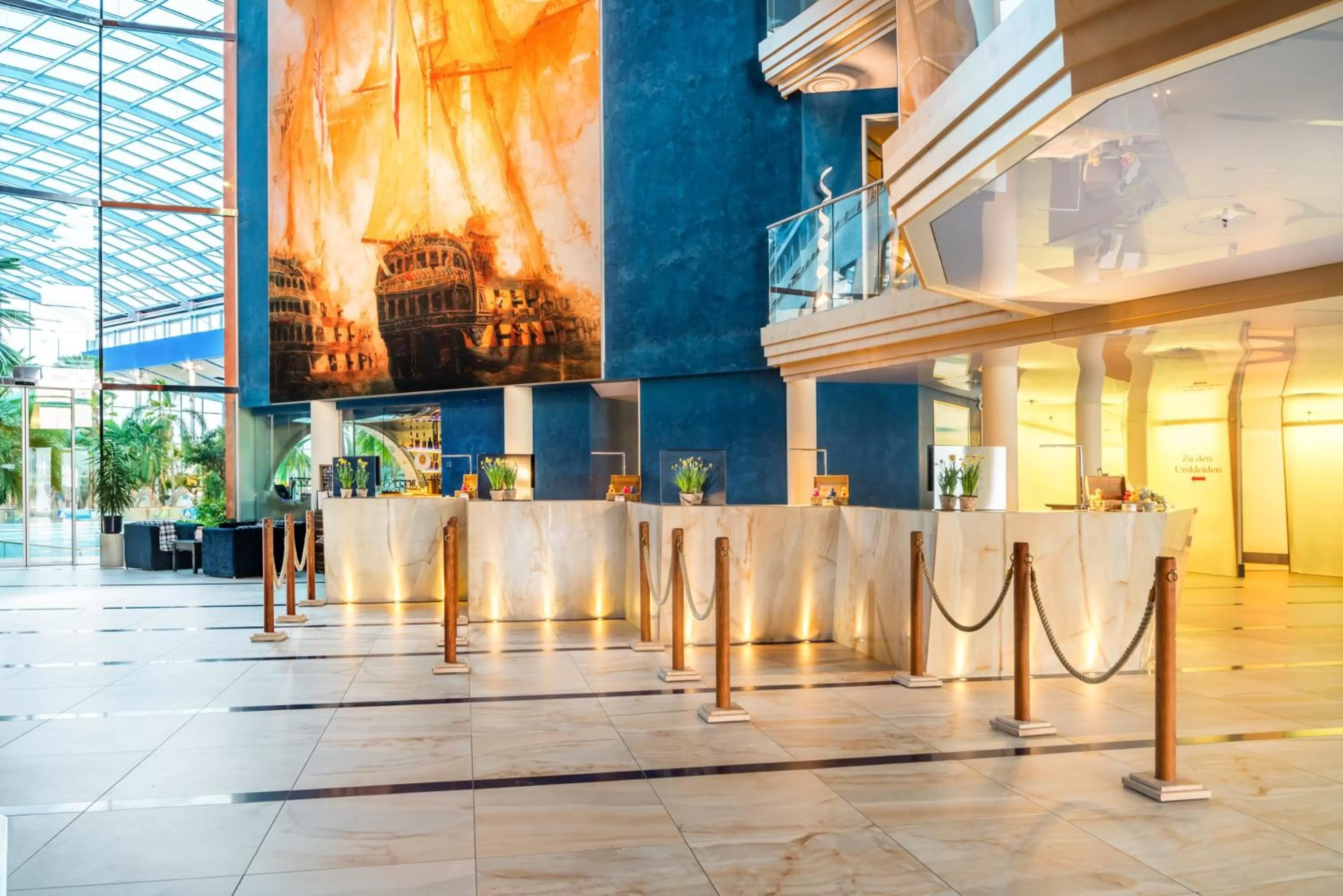 Lobby or reception in Hotel Victory Therme Erding