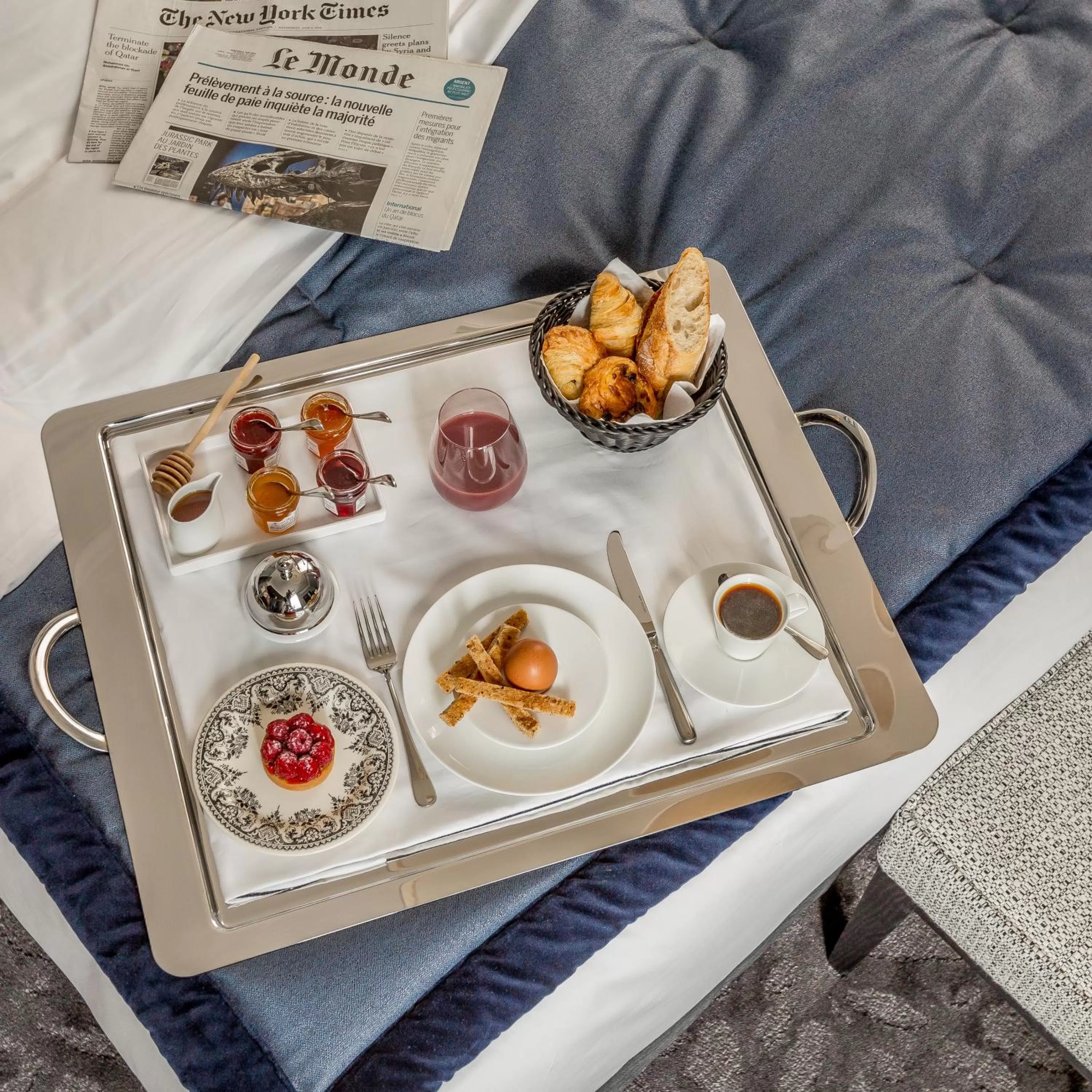 Breakfast in Le Damantin Hôtel & Spa