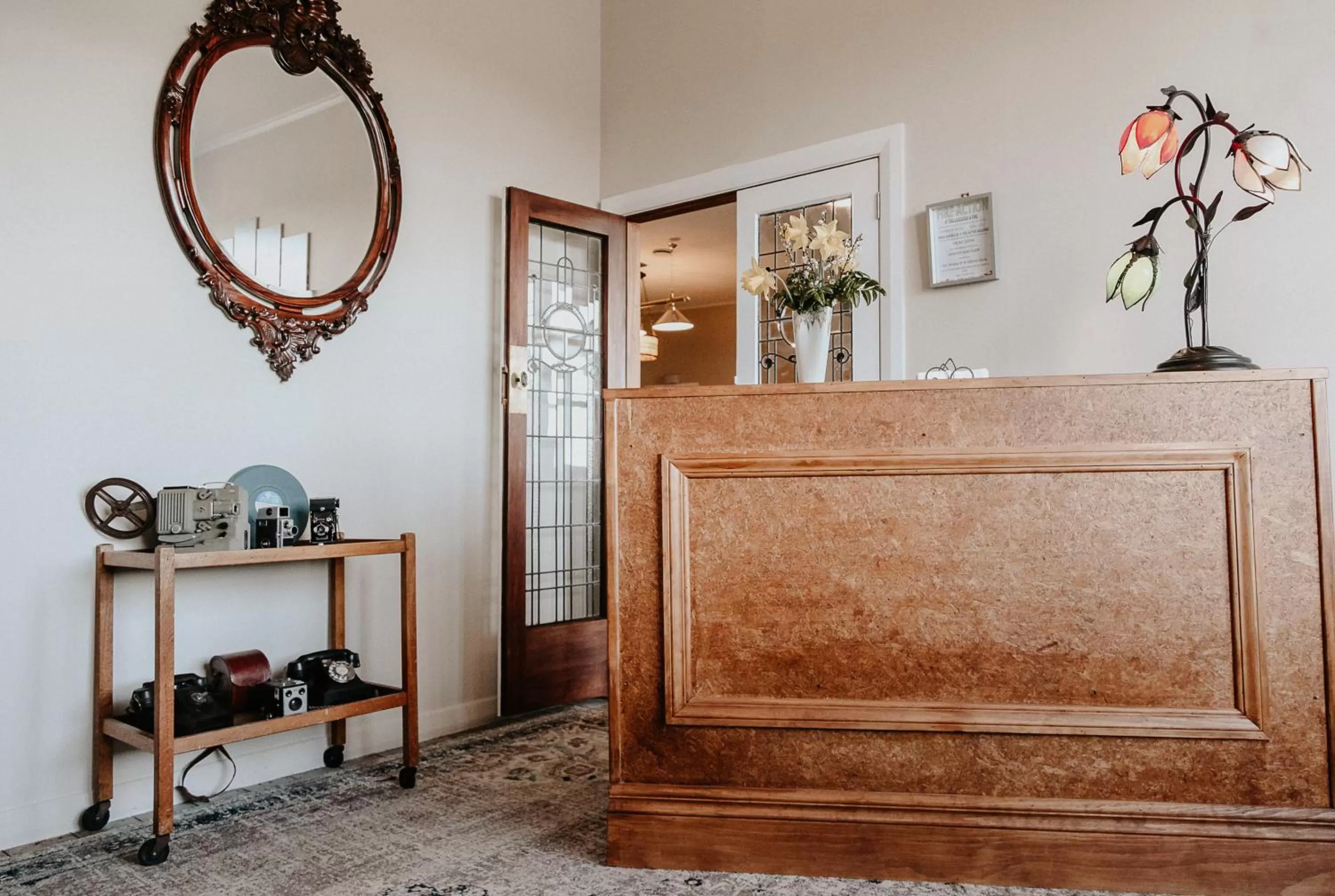 Dining area in Hokitika Pioneer Hotel