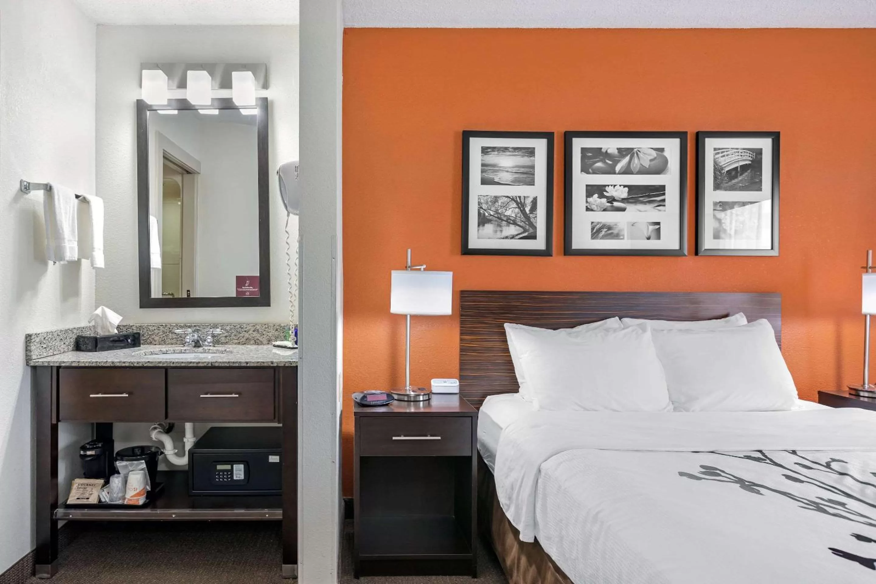 Bedroom, Bed in Sleep Inn DeWitt - Lansing North