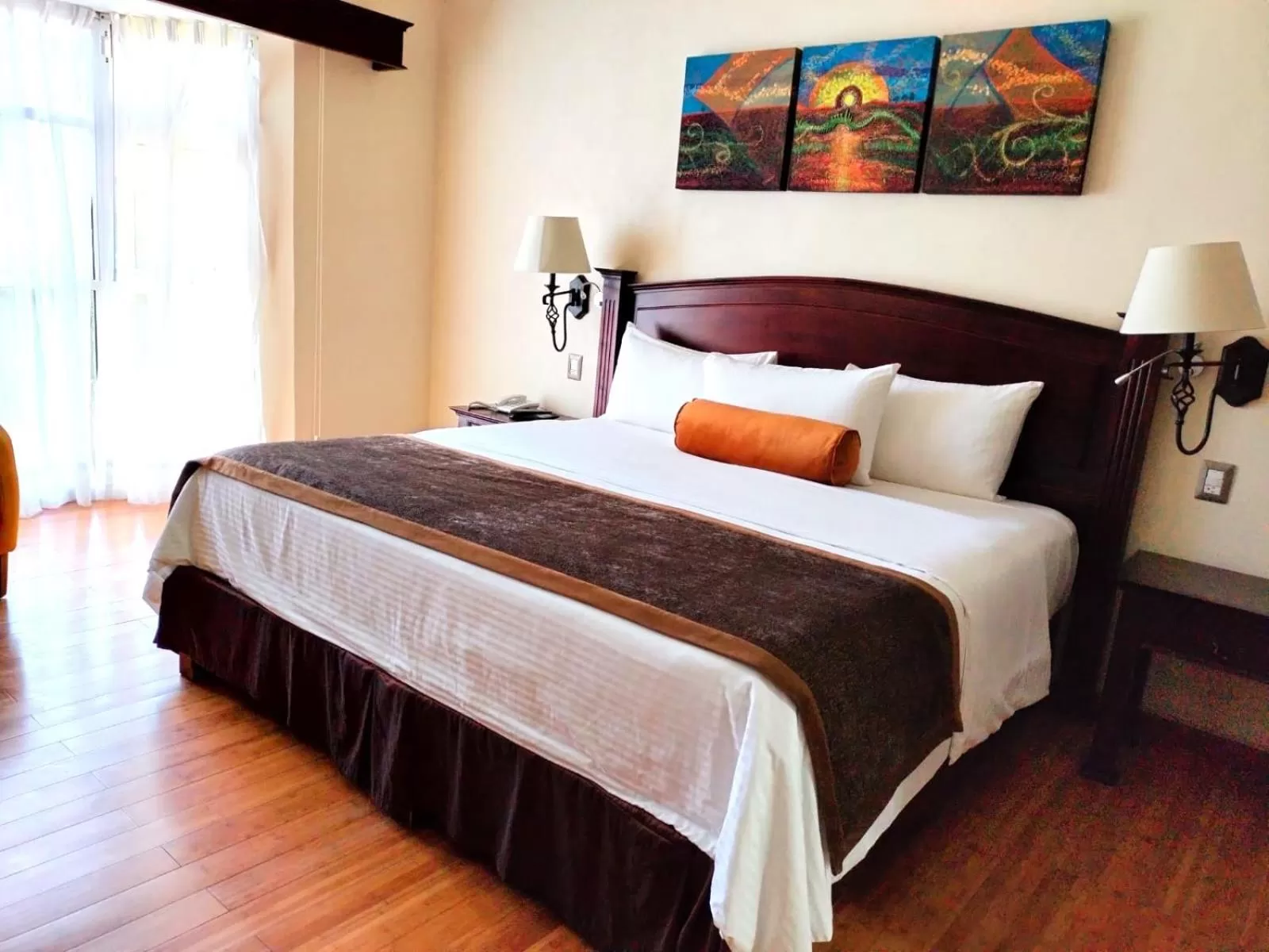 Bedroom, Bed in Hotel Villa Mercedes San Cristobal