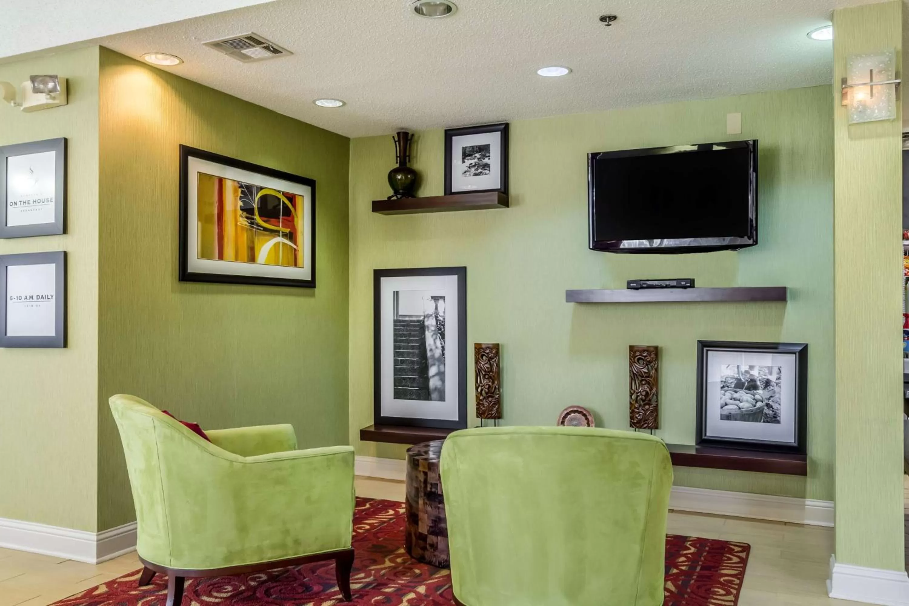 Lobby or reception in Hampton Inn Jackson Pearl Intrntl Airport