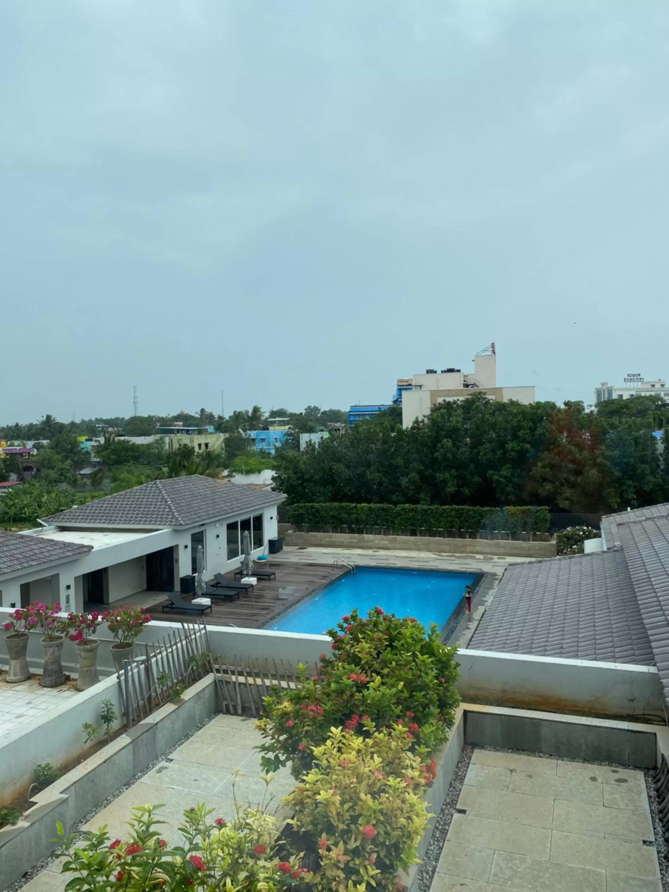 Pool view in The Residency Towers, Rameswaram