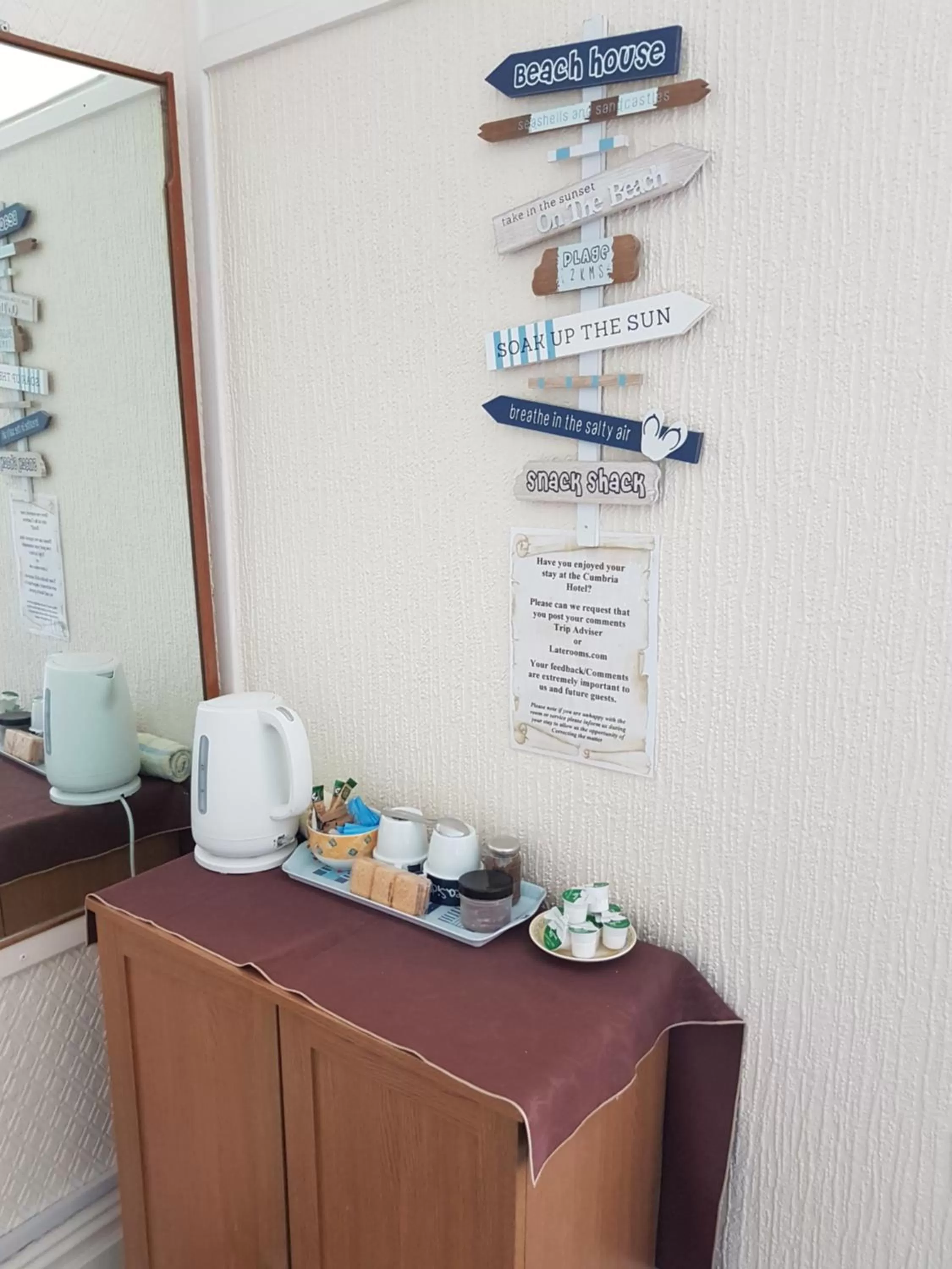 Coffee/tea facilities in Cumbria Guest House