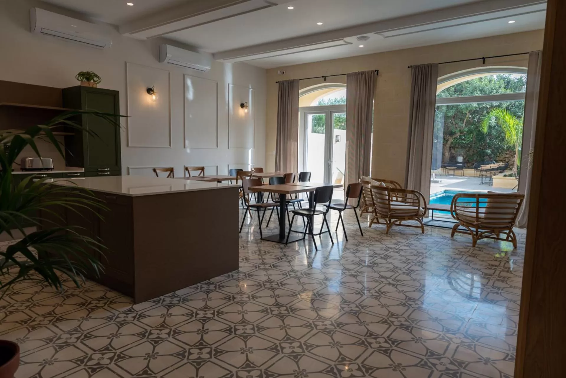 Living room in The Carob Tree