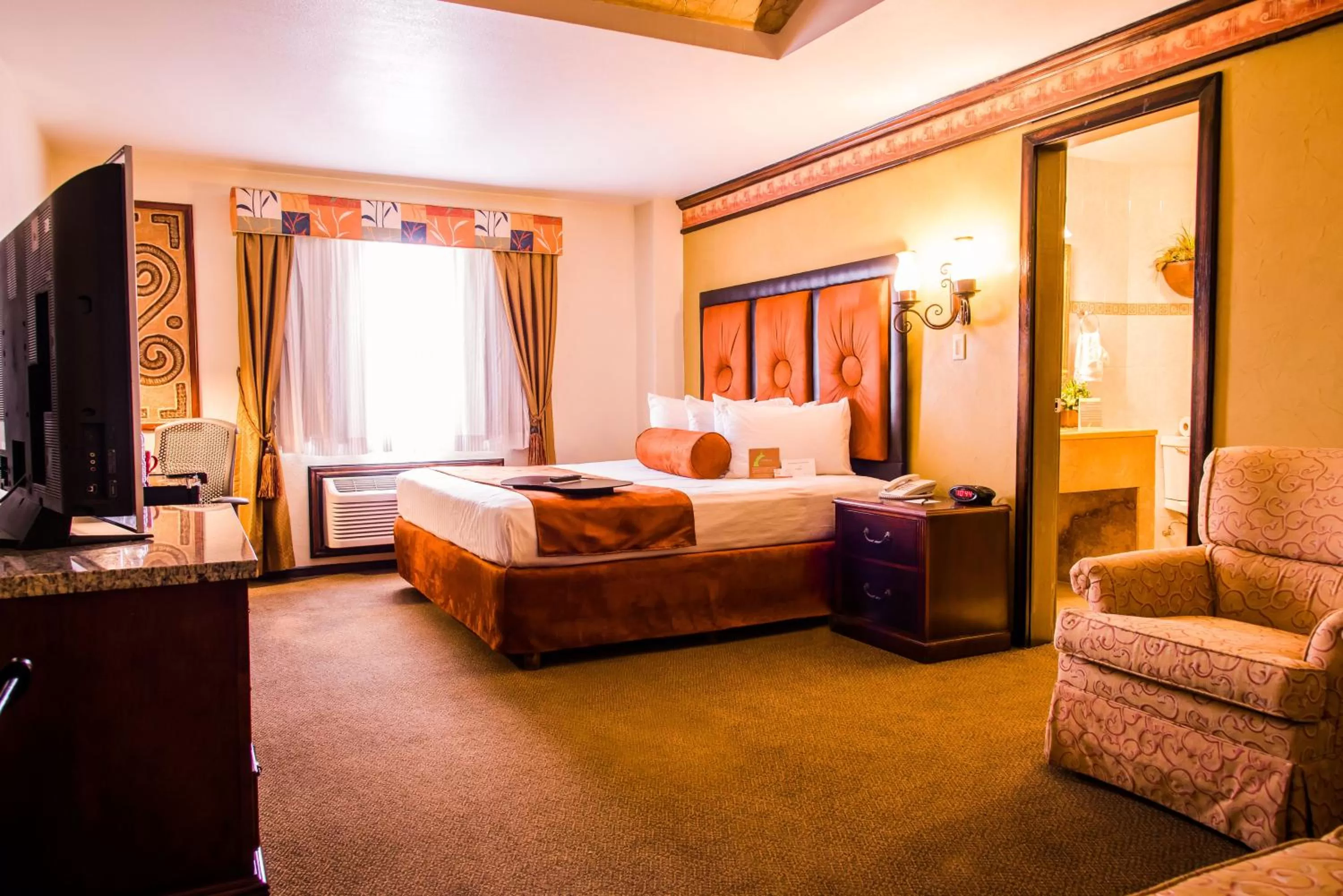 Bed in Hotel María Bonita Consulado Americano