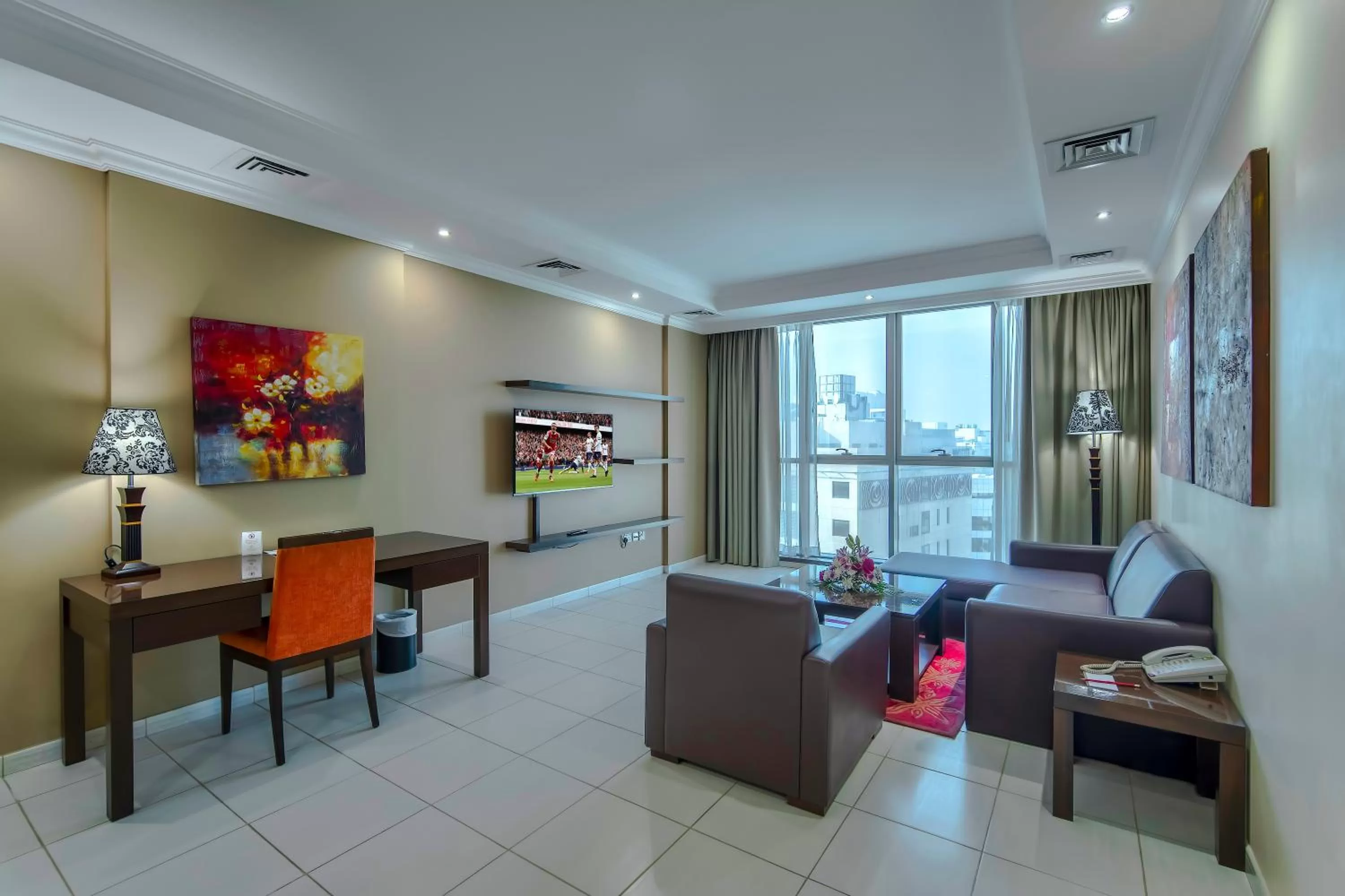 Living room in Icon Delux Hotel Apartments Al Barsha - Formerly Abidos