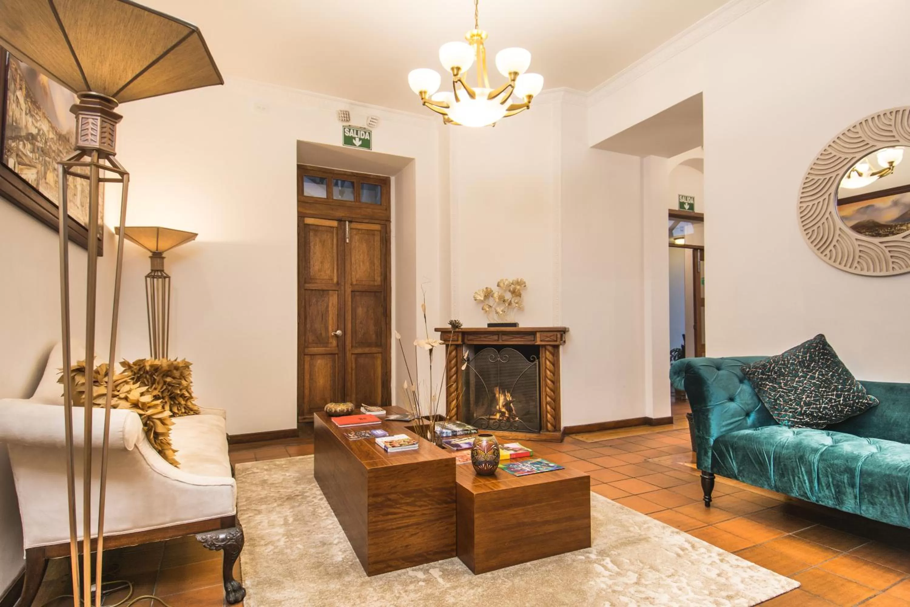 Living room in Vista del Angel Hotel Boutique