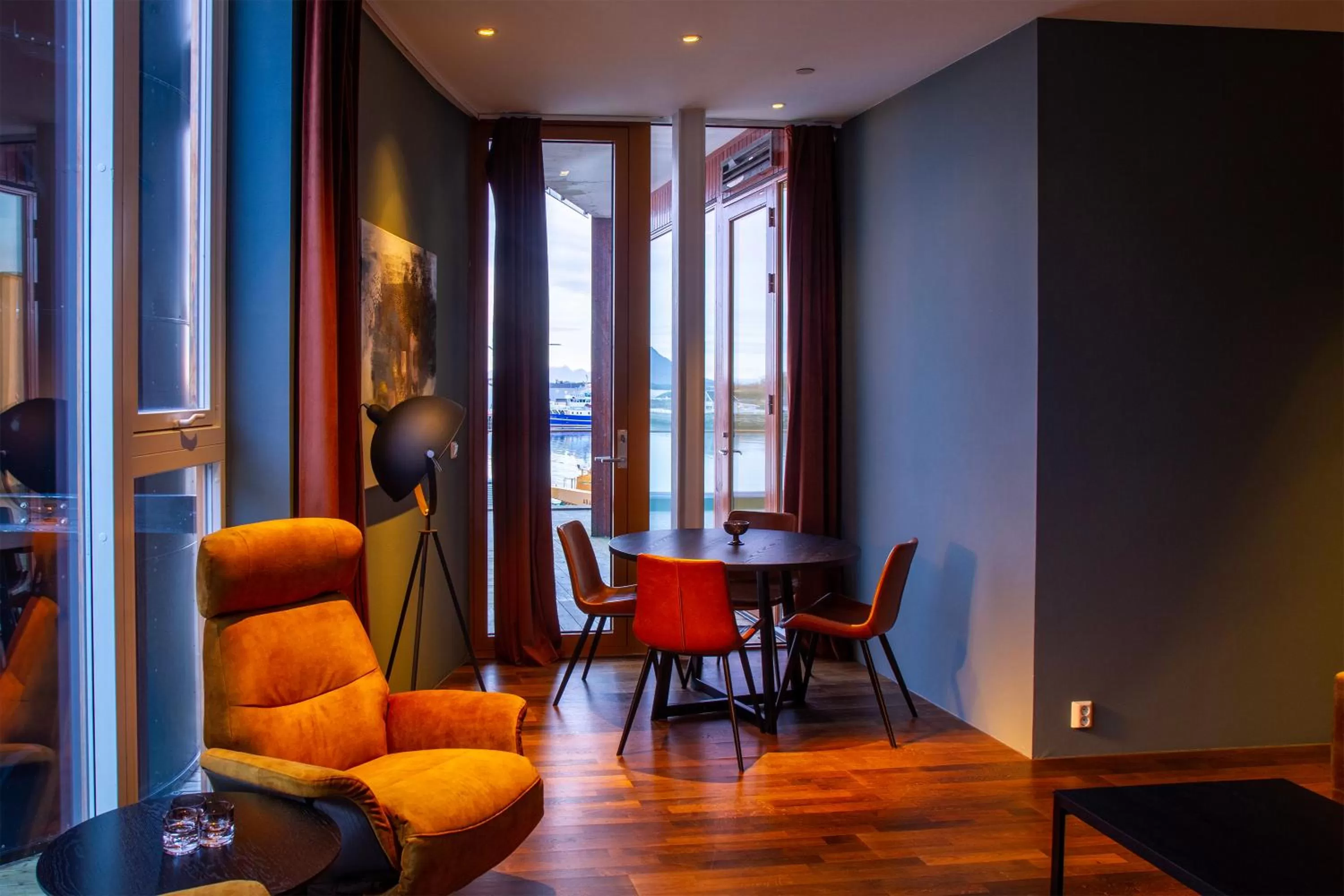 Living room in Nordis Apartments