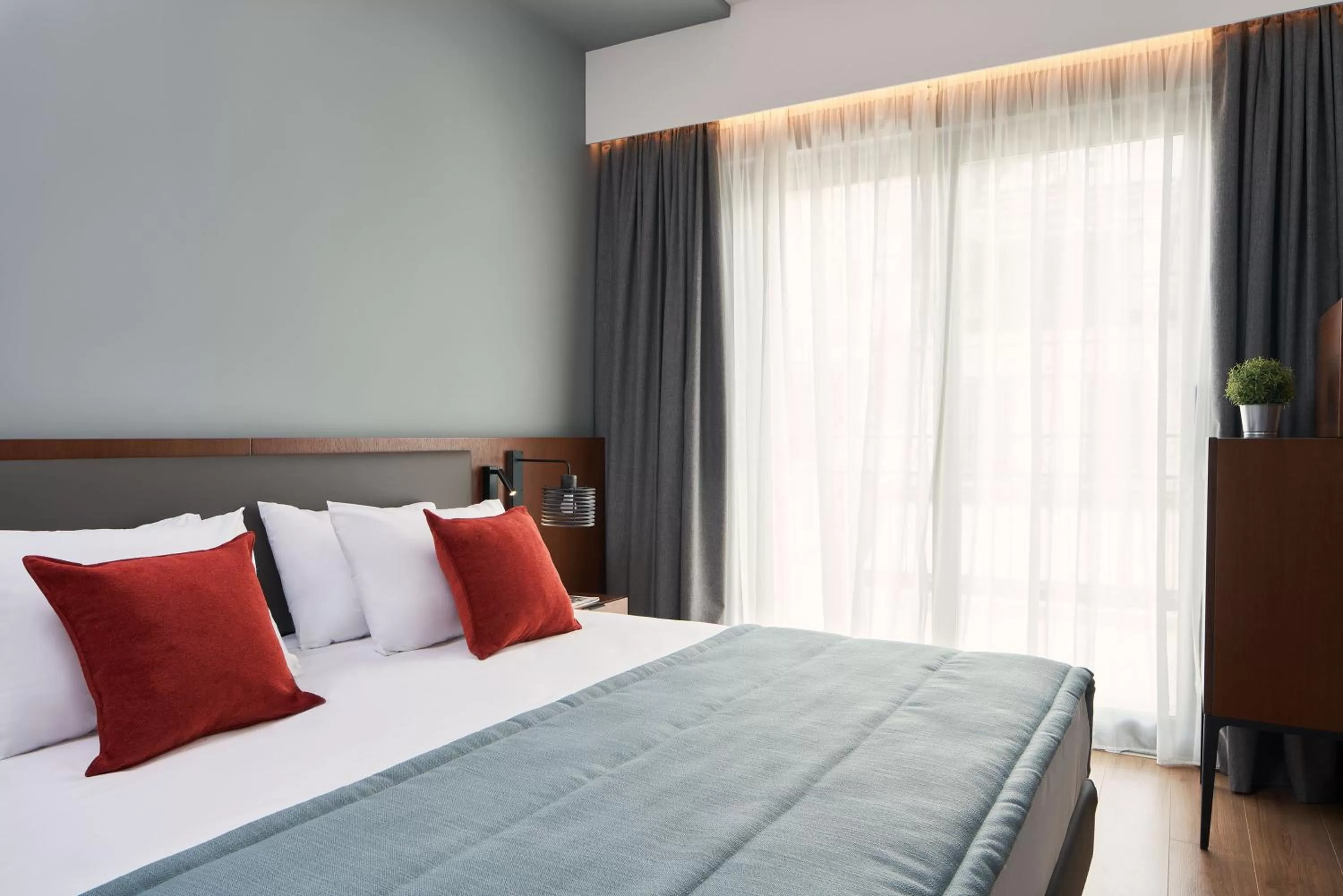 Bedroom, Bed in Hotel Achilleas