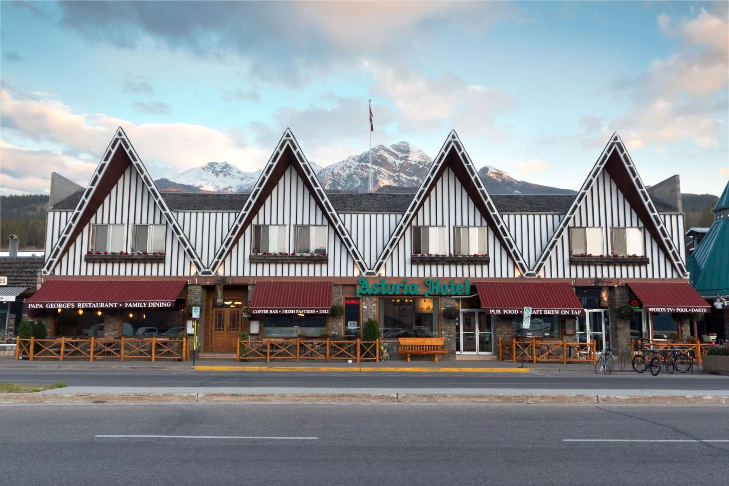 Property building in Astoria Hotel