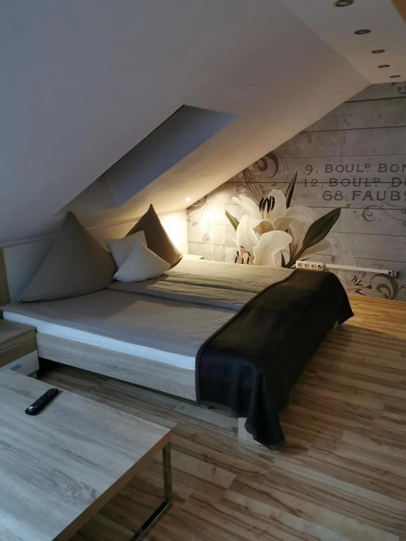 Bedroom, Bed in Apartmenthaus Wertheim