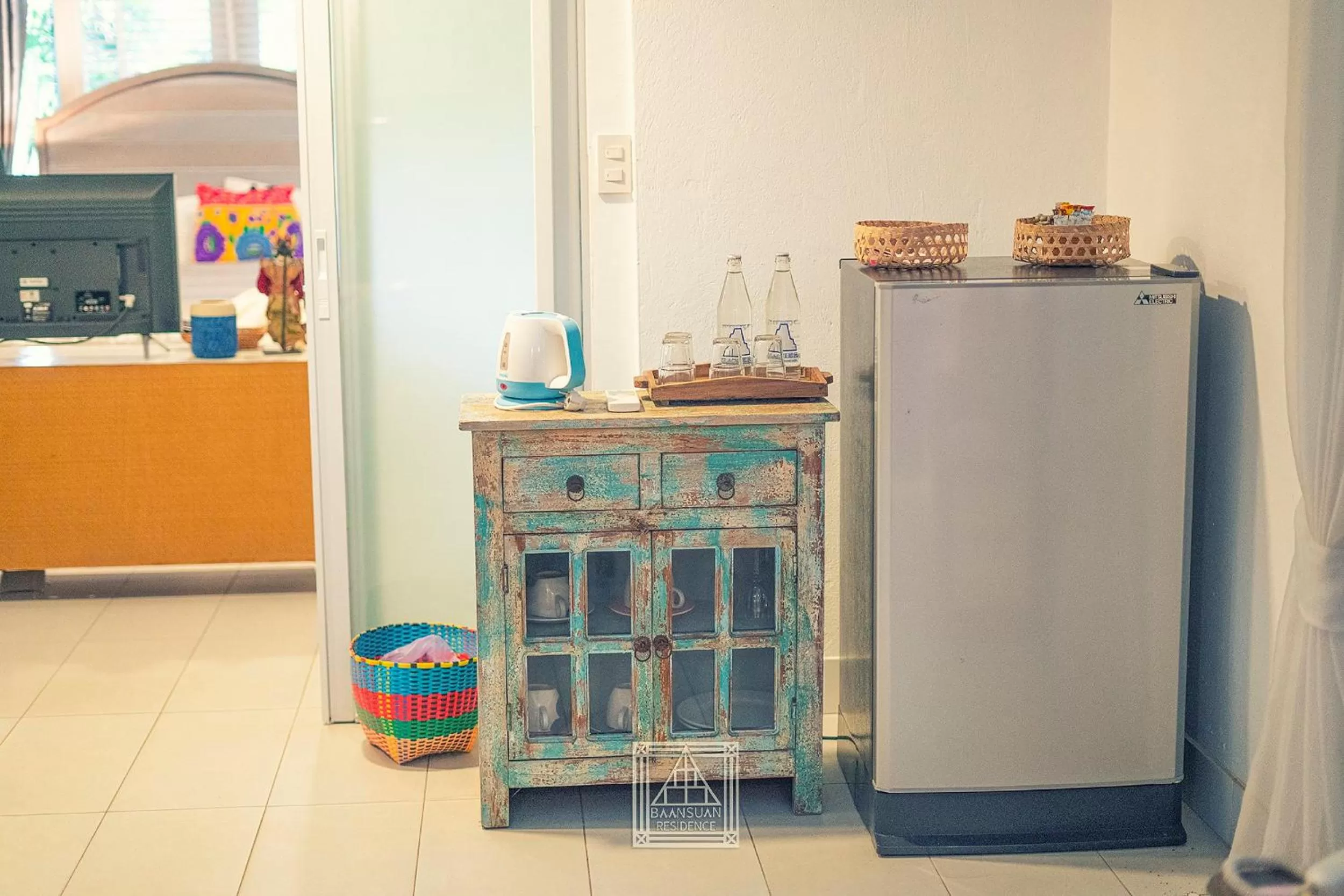 Bedroom in Baan Suan Residence เฮือนพักบ้านสวน