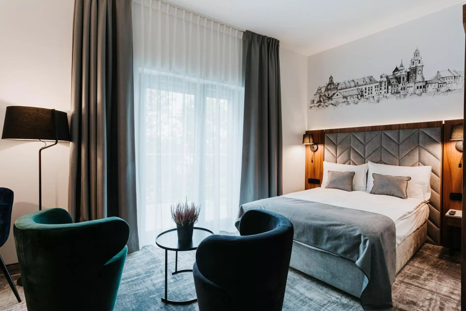 Bed in Focus Hotel Premium Kraków