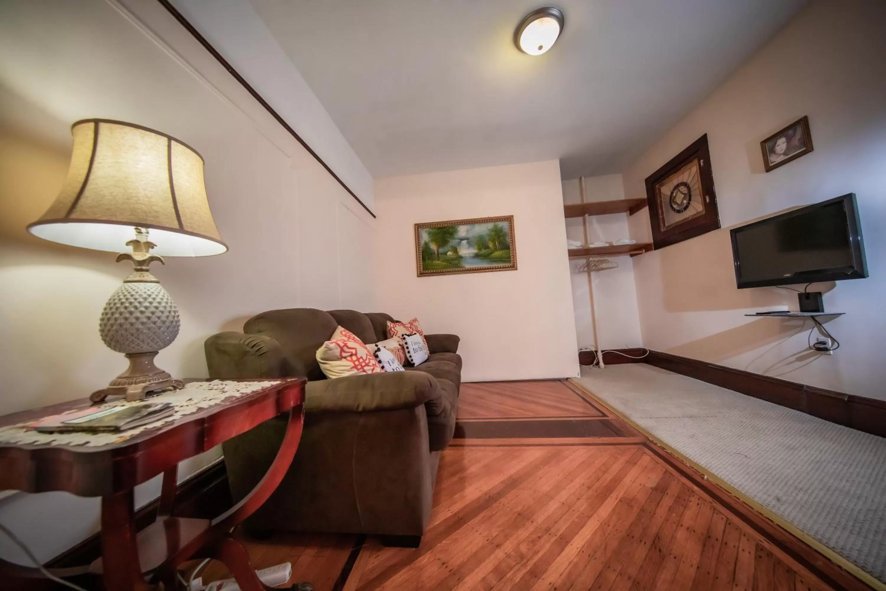 Bedroom, Seating Area in Lefferts Gardens Residence