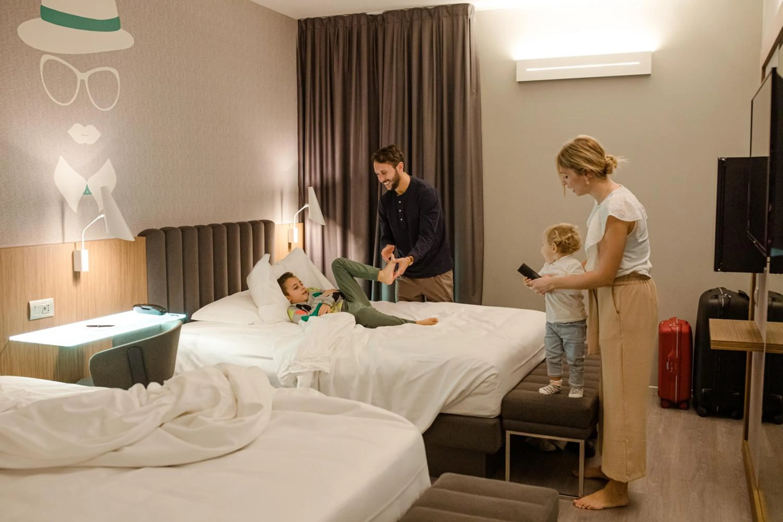 Bed in G Hotel Pescara