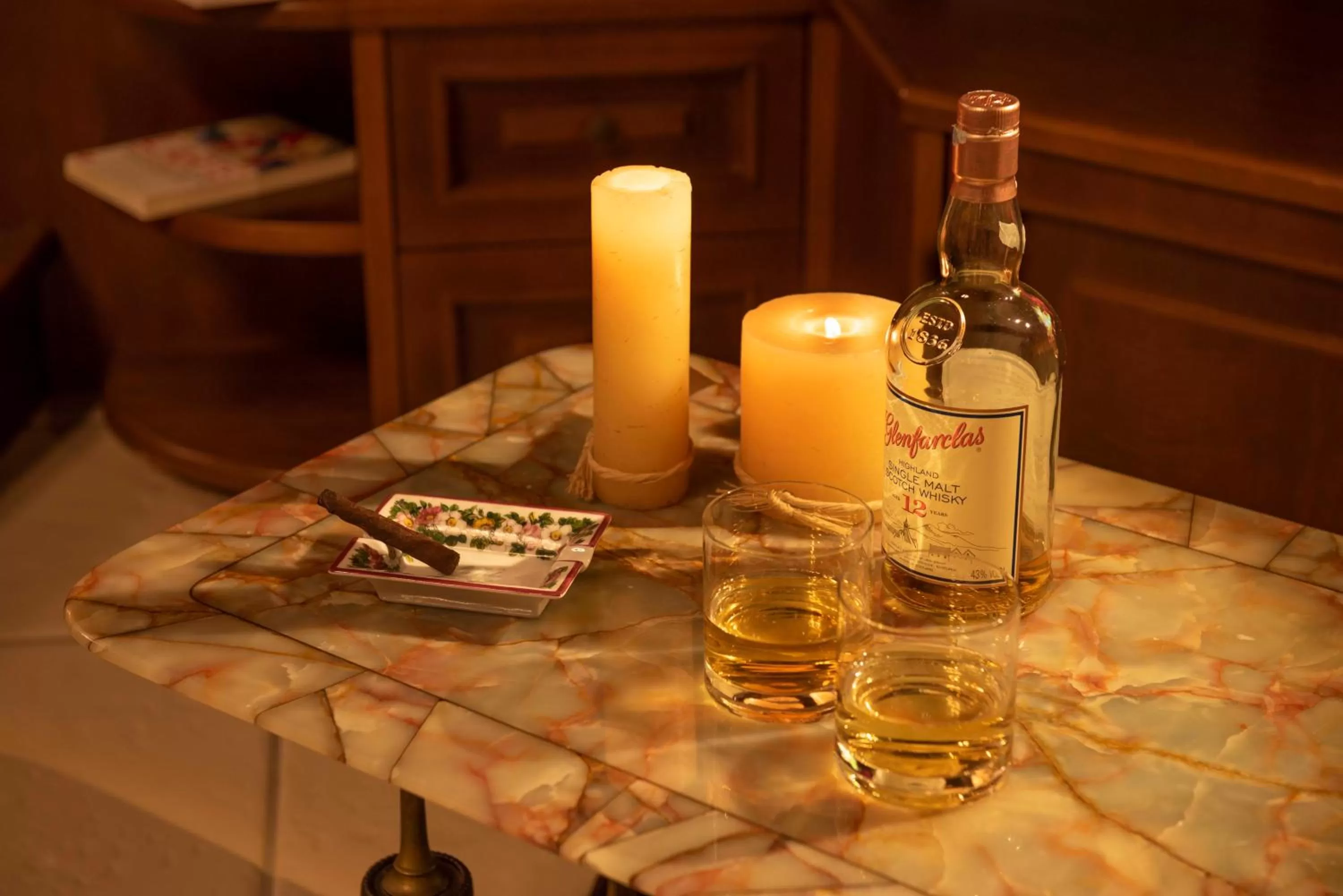 Alcoholic drinks in A'Luggetella