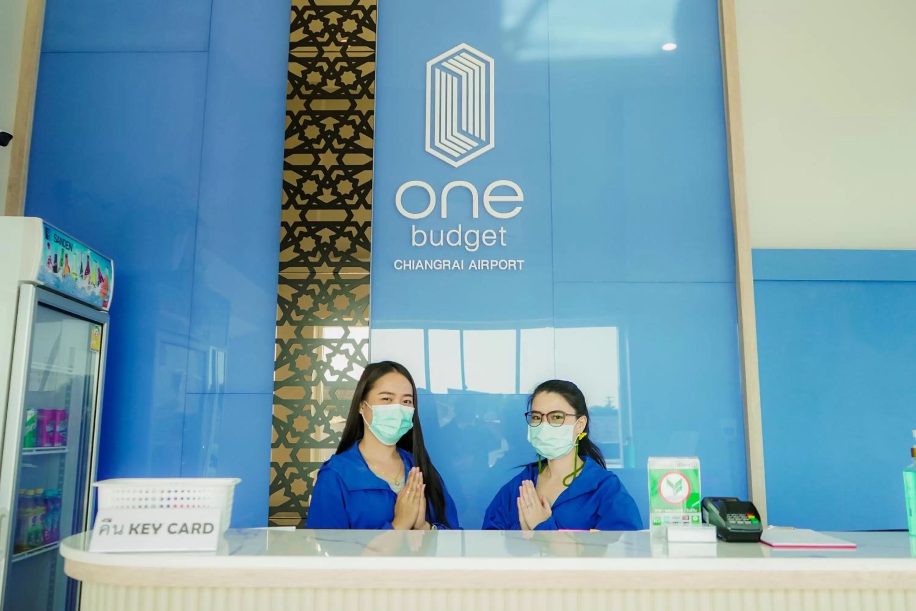 Lobby or reception in วัน บัดเจท เชียงราย สนามบิน One Budget Hotel Chiangrai Airport