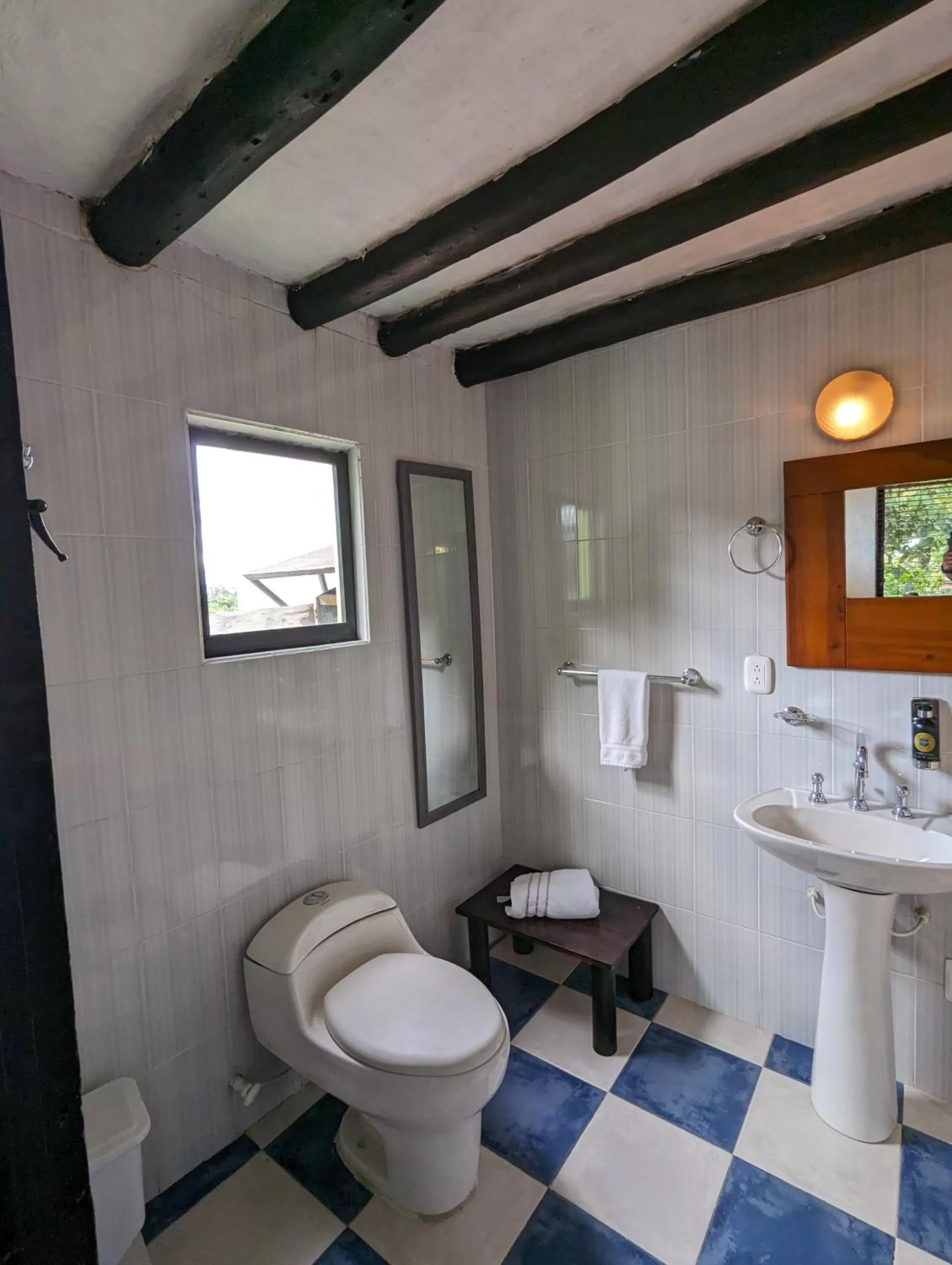 Bathroom in Posada Cafe La Huerta