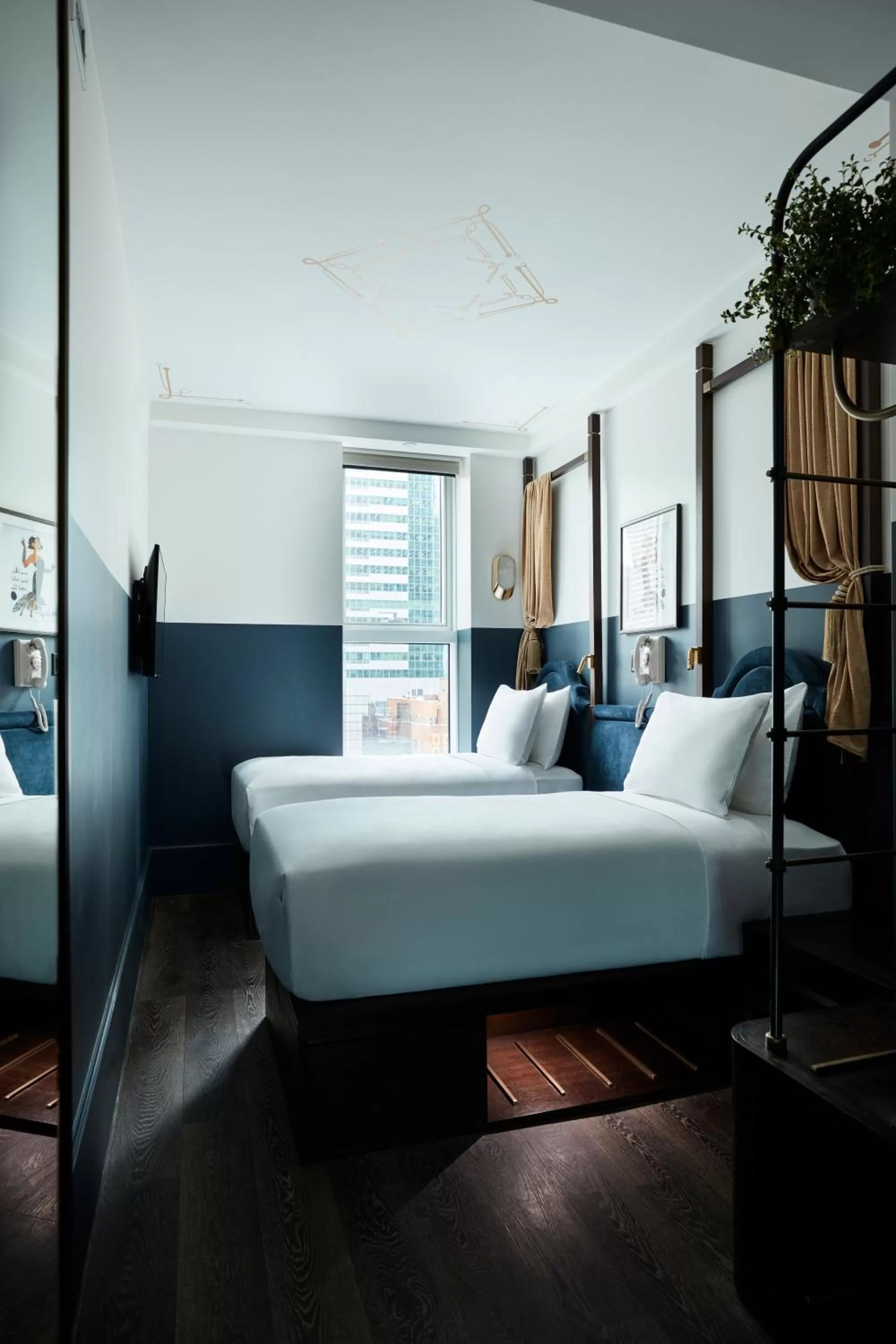 Bed in CIVILIAN Hotel