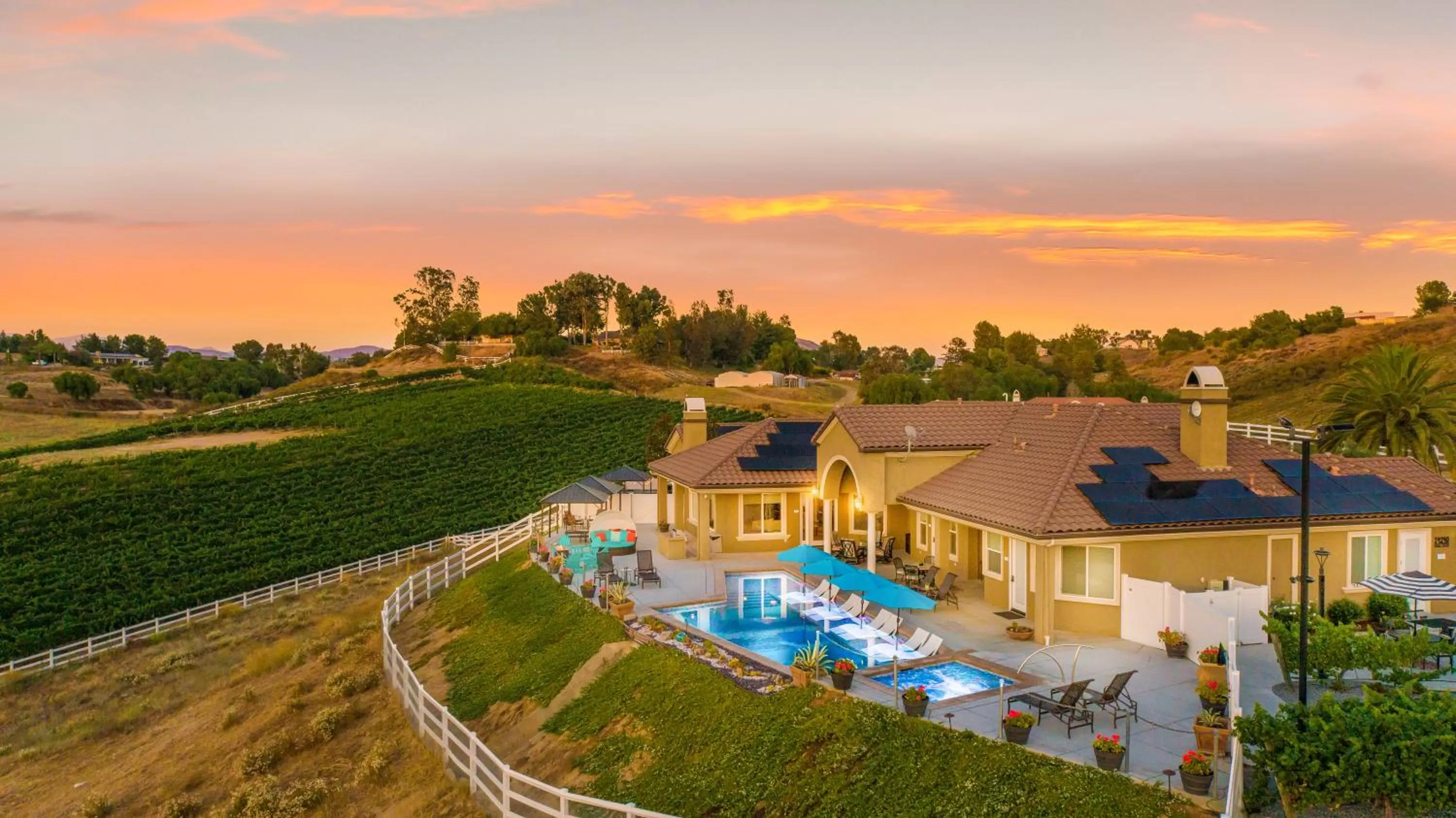 Garden view in Gaia Inn & Spa- Adult Only- Temecula Wine Country